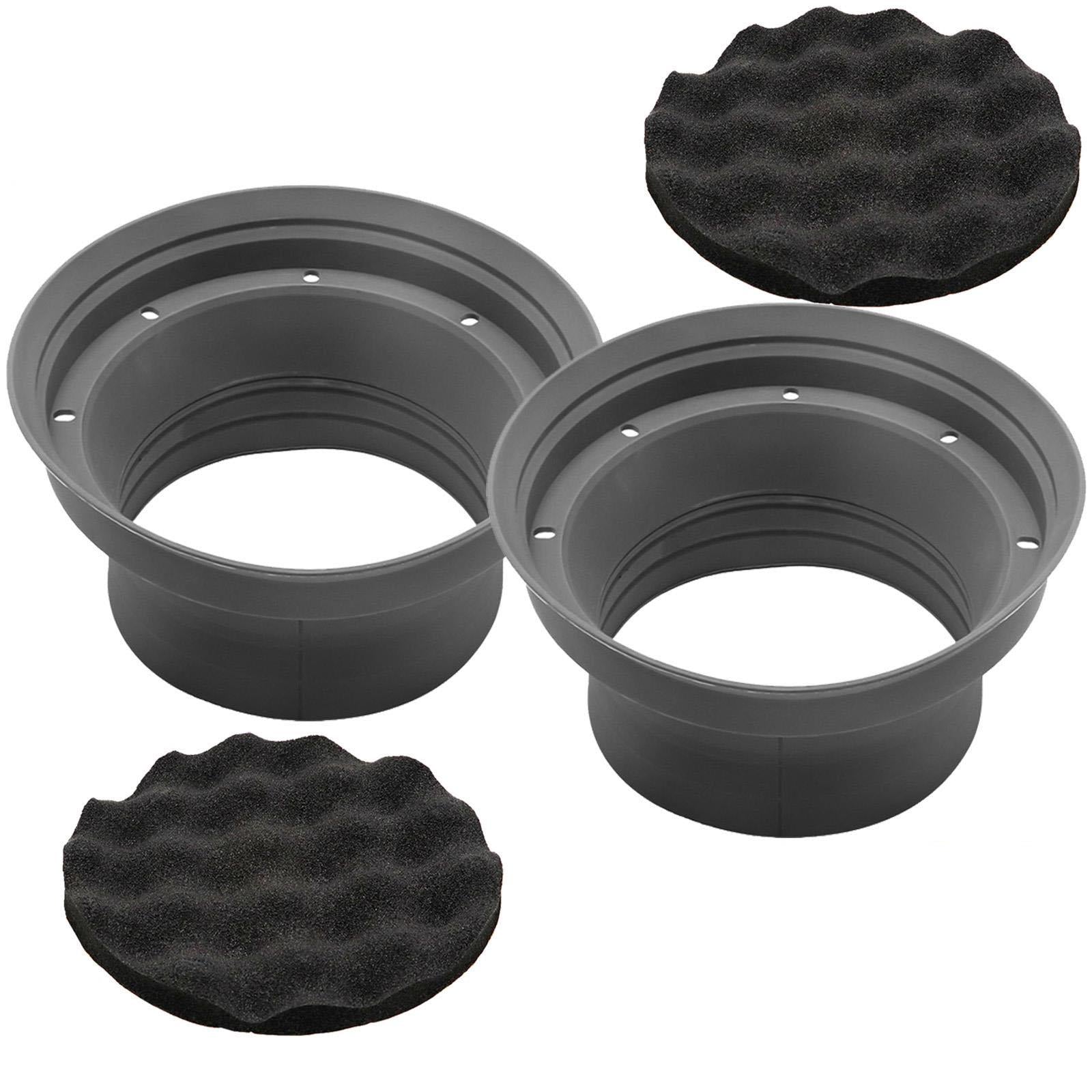 Recoil SPB65 - 17cm 6.5″ Waterproof Silicone Car Speaker Baffle & Isolator Kit