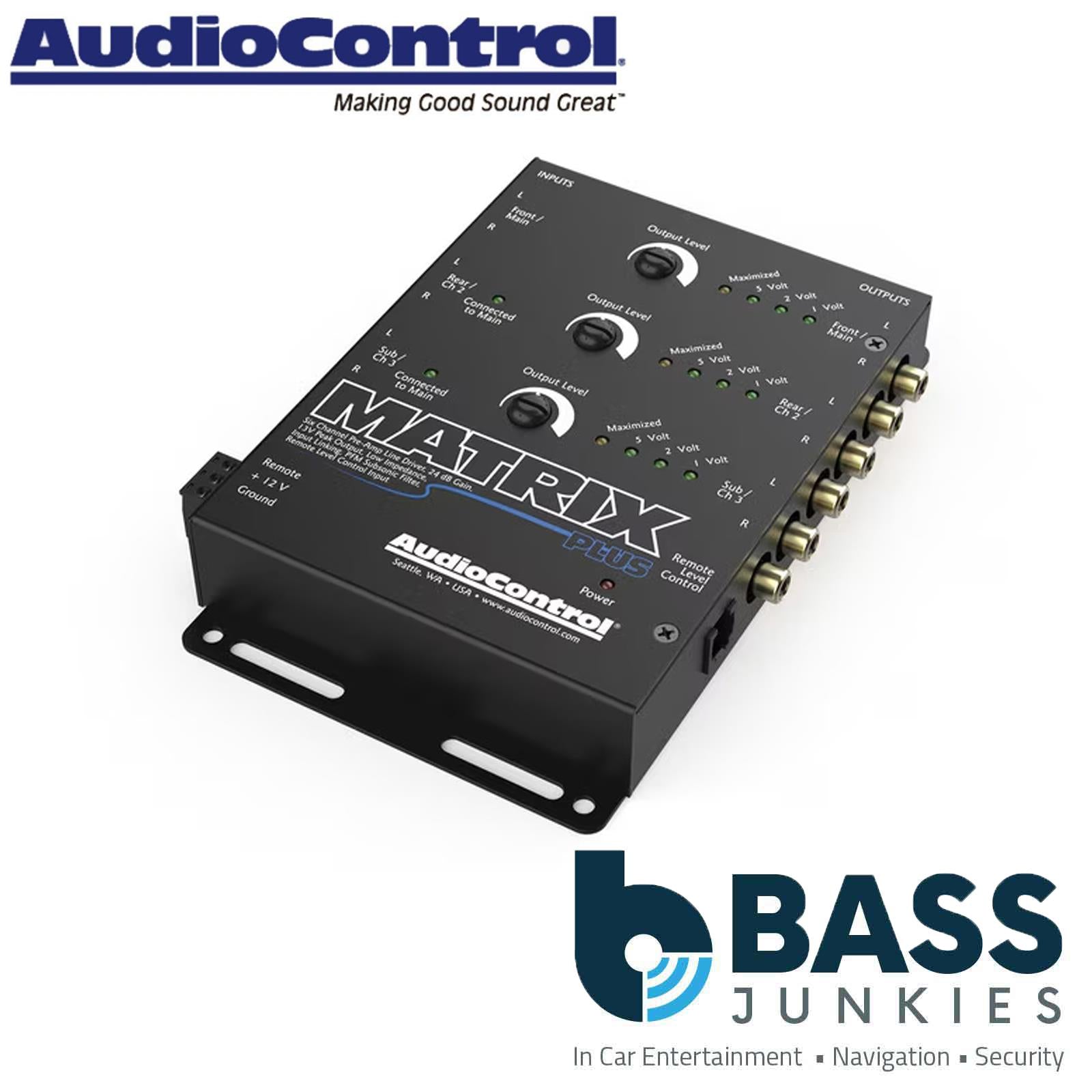 AudioControl Matrix Plus 6-Channel Preamp Line Driver with Remote Level Option