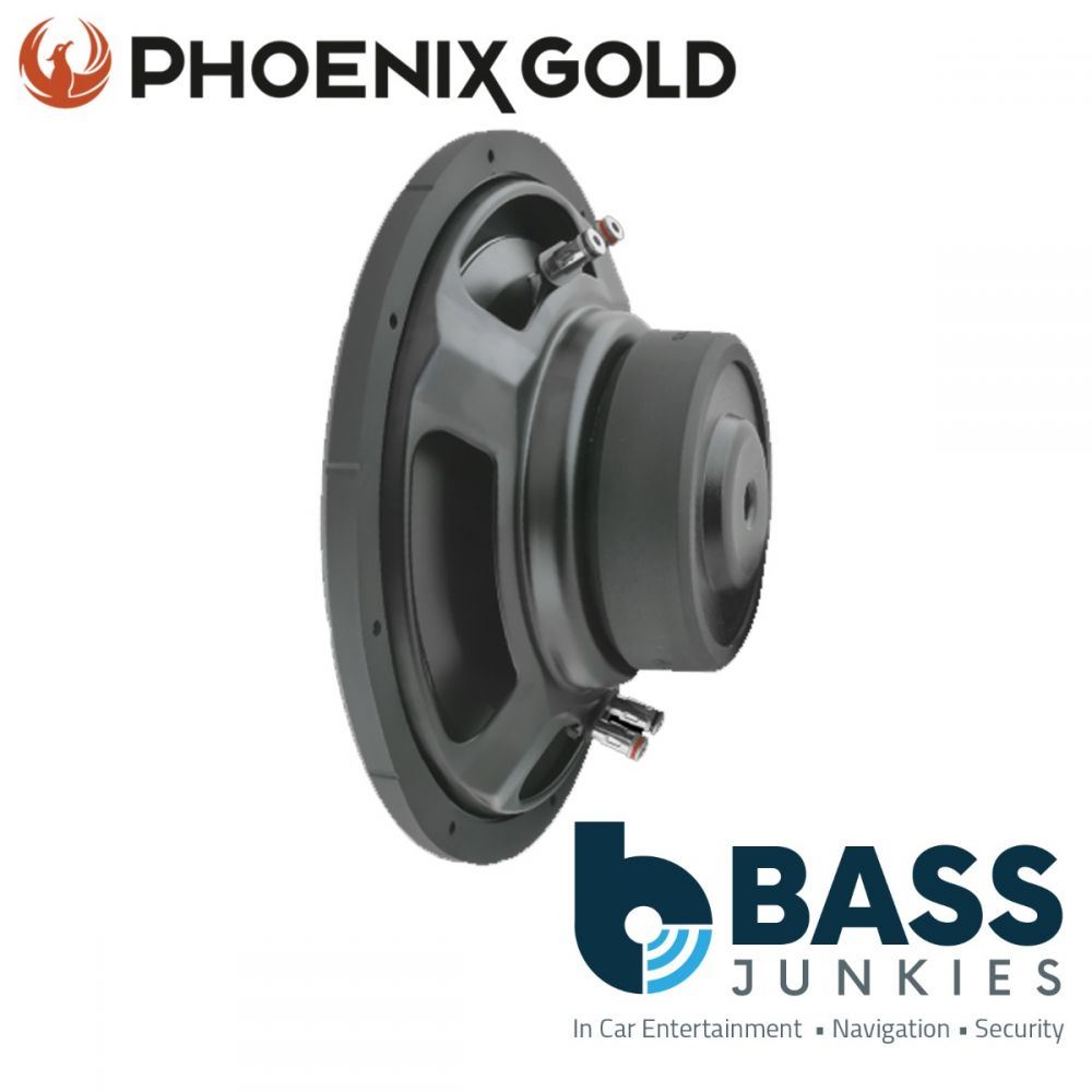 Phoenix Gold MX Series MX10D2 10" 300 Watts Dual 2-Ohm Slim Car Subwoofer