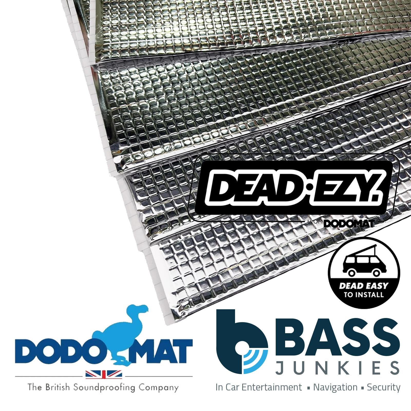 Dodo Mat DEAD-EZY 40 Sheets - (3.7sq.m) Sound Deadening Vibration Proofing Mat
