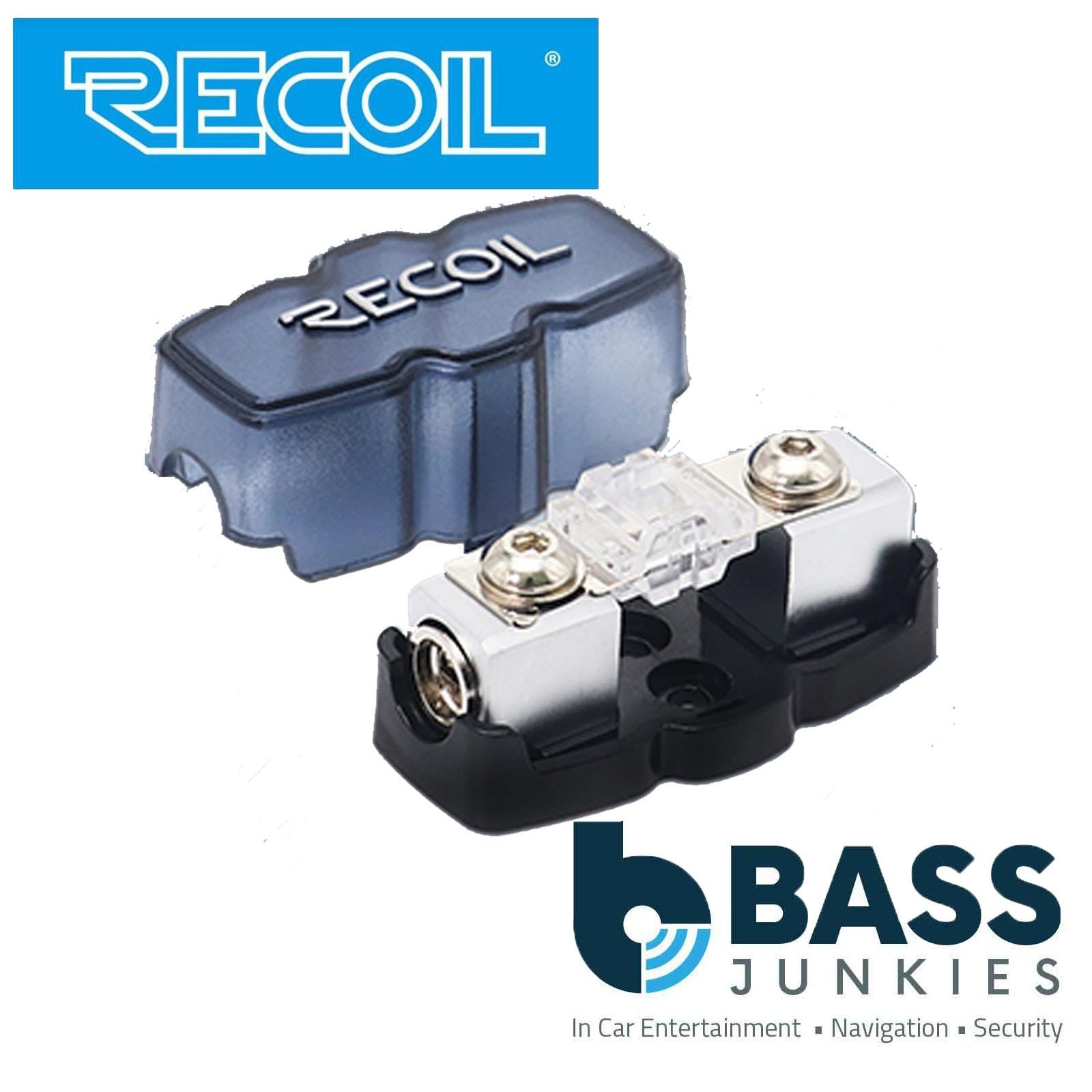 Recoil PCK8 - 8 AWG 600 Watts Complete OFC Pure Copper Amplifier Wiring Kit