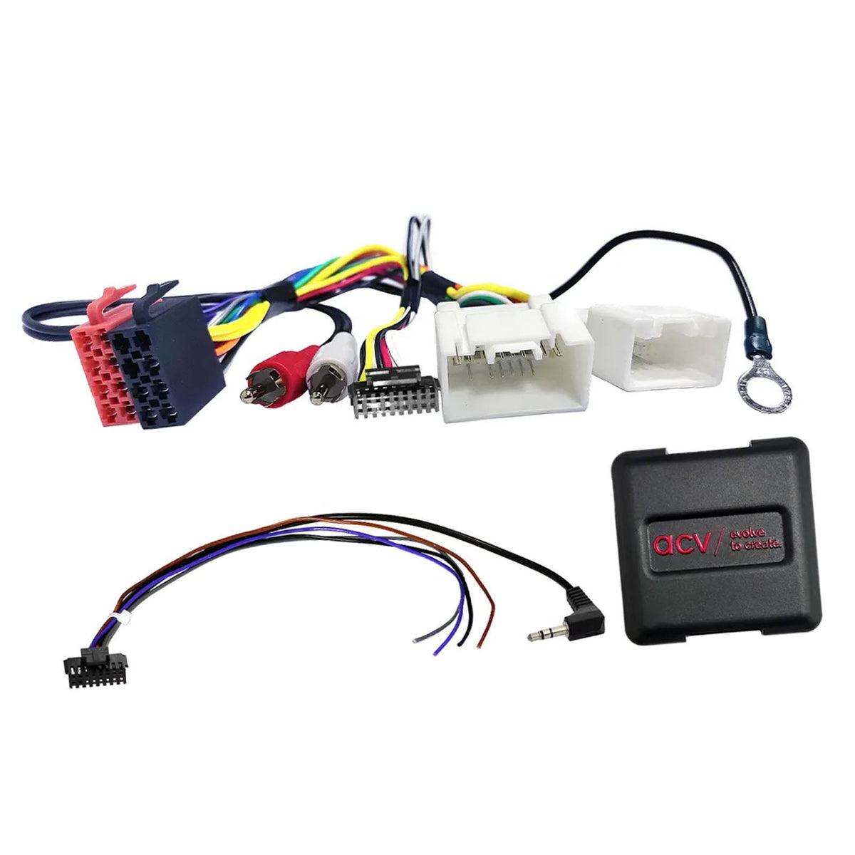 For Mitsubishi Triton 2015-22 Fascia Panel & Steering Control Interface For 9" Android Car Stereo