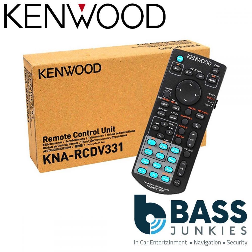 Kenwood KNA-RCDV331 Wireless Remote Control for Kenwood Car Multi Media Headunits