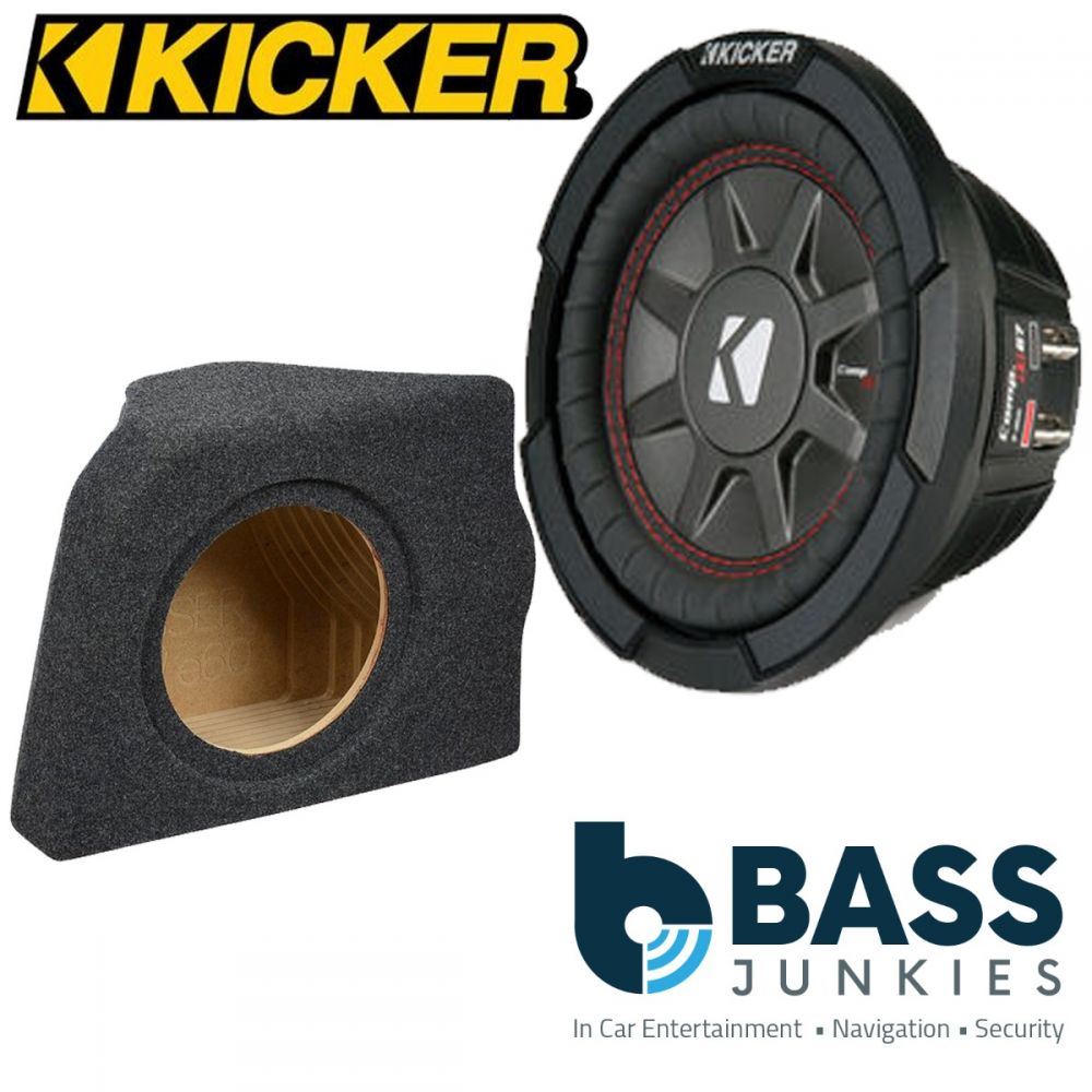 BMW 5-Series (E60) 2003-2010 Kicker CWRT102 - CompRT 10" 25cm 800 Watts Car Subwoofer Custom Bass Box Kit