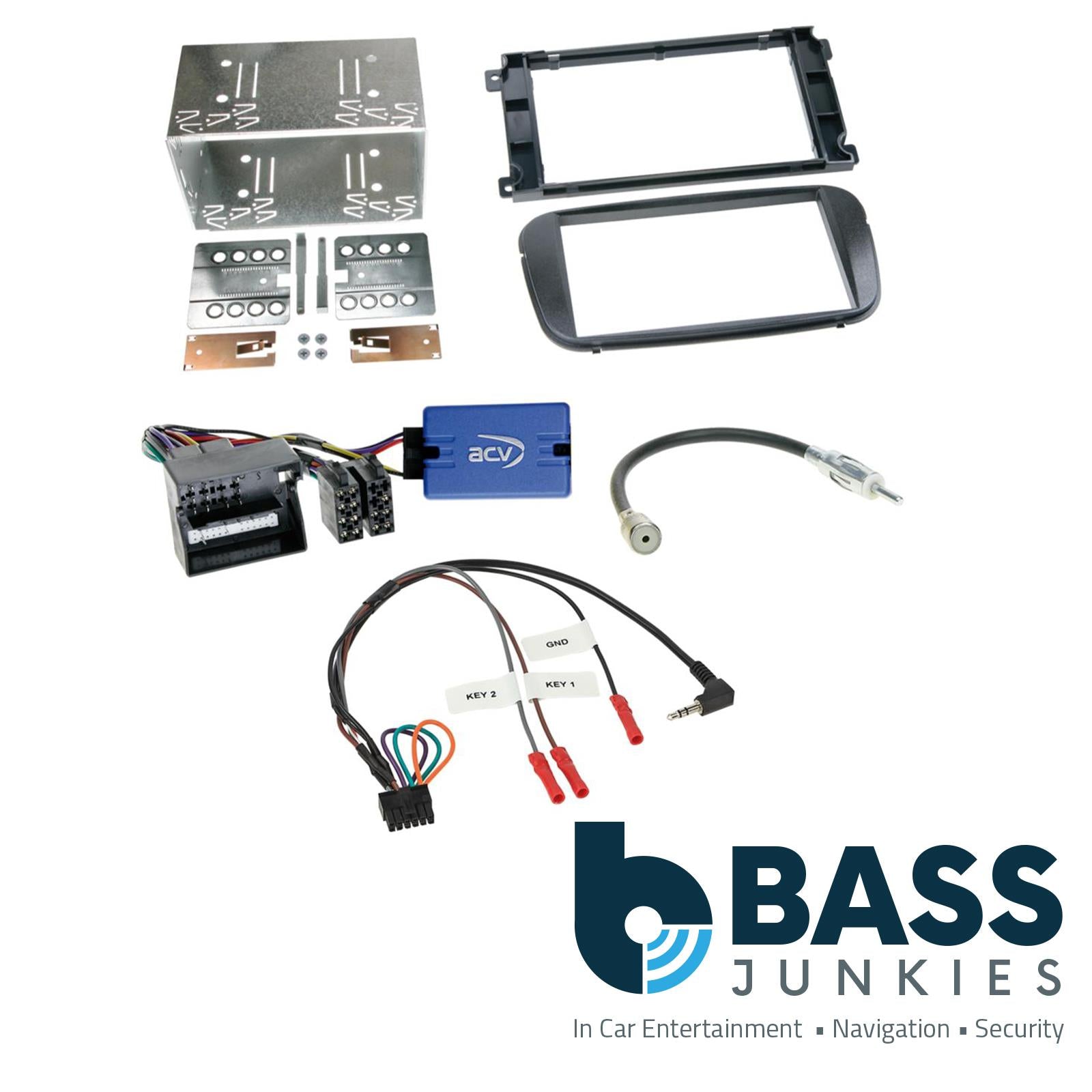 Double Din Car Radio Stereo Full Fitting Kit for Ford Focus CC 2008 - 2010