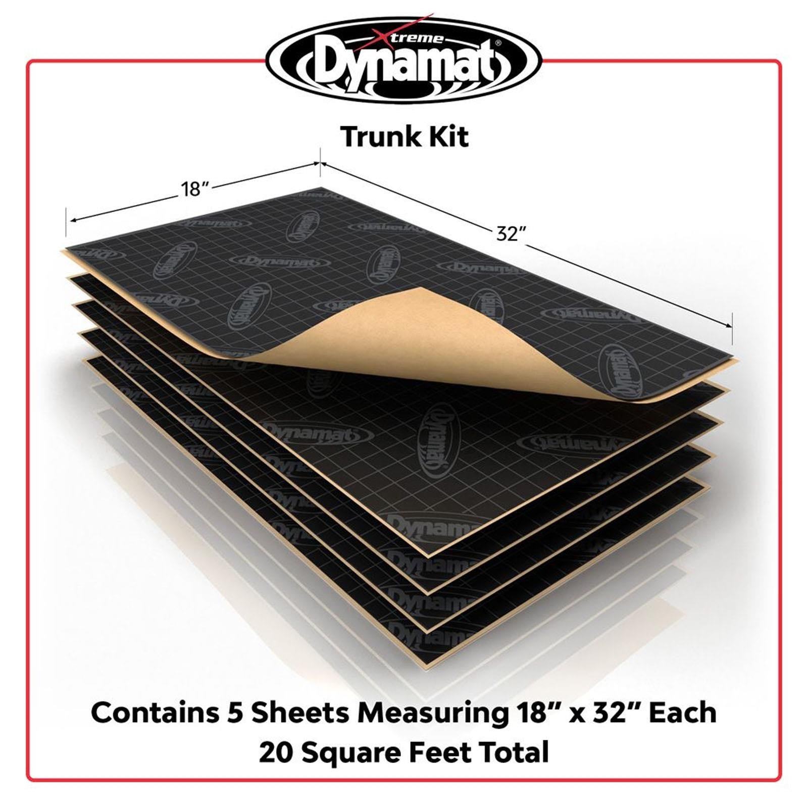 Dynamat Xtreme Trunk Pack Sound Deadening Kit 1.85m² (20 sq.ft) - 5 Sheets
