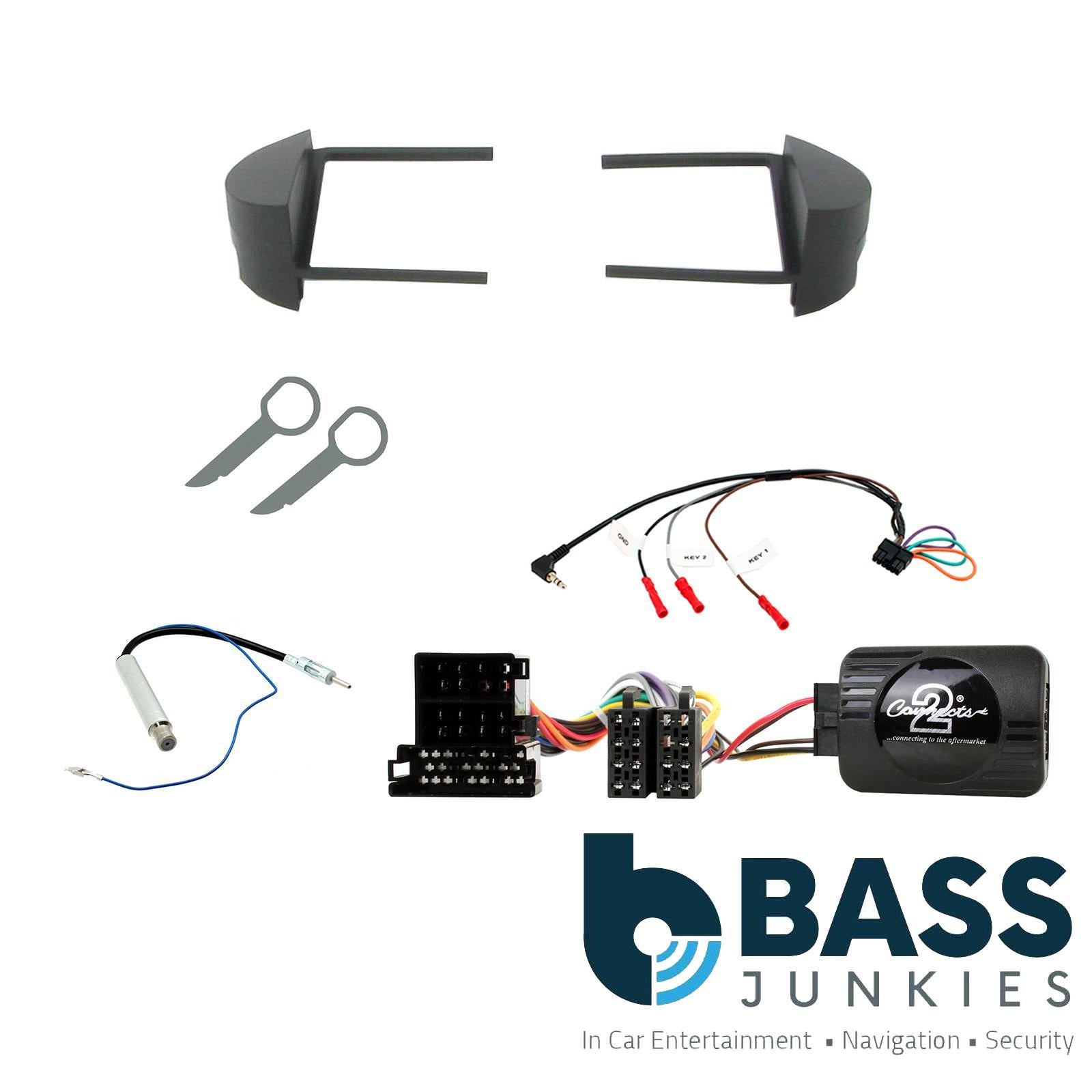 Connects2 CTKVW02 - Volkswagen Beetle 1998-2010 Double Din Fascia Installation Kit