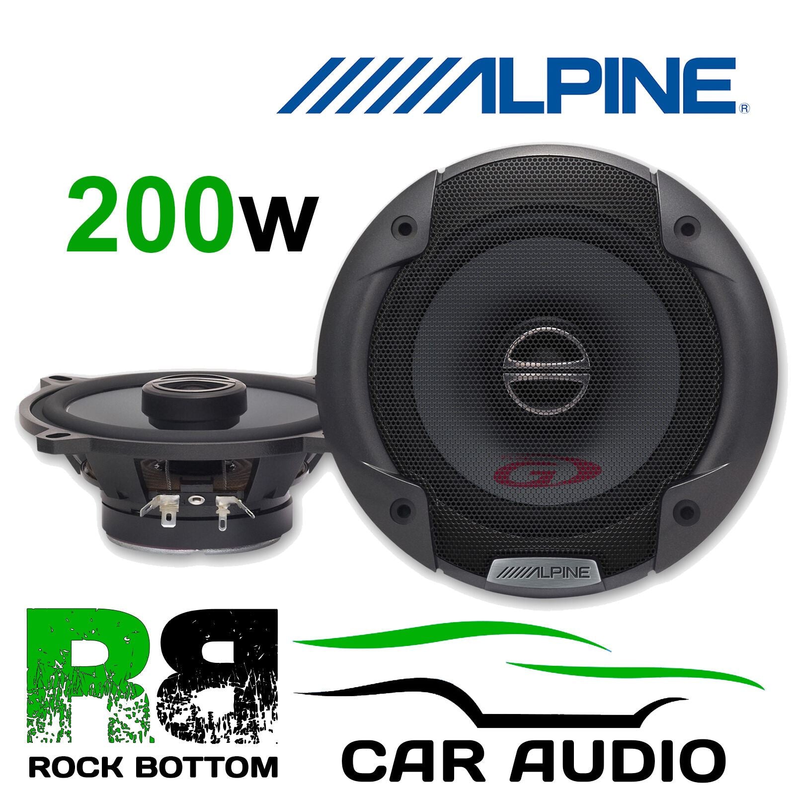 Alpine Type-G Series SPG-13C2 5.25" 13cm 200 Watts 2 Way Car Speakers (Pair)