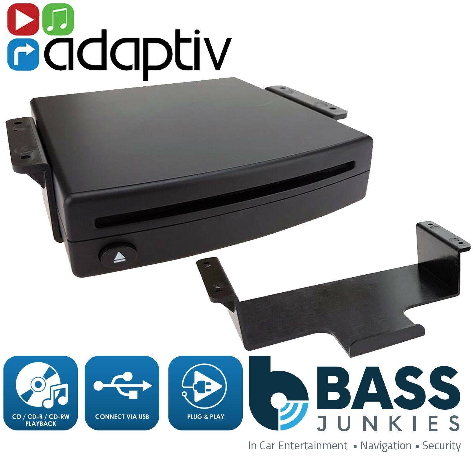 Retrofit USB Direct Plug & Play Add on CD Player for KIA Picanto MK3 2017 Onwards