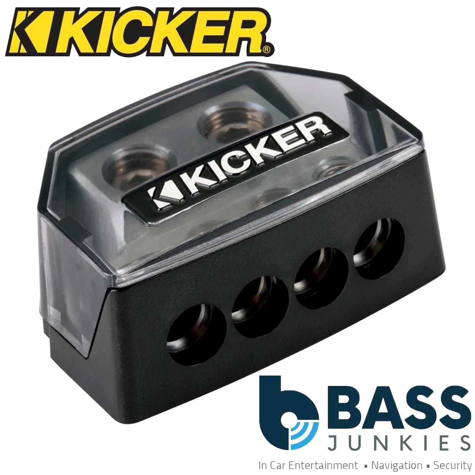 Kicker 46DB4 - Ground Distribution Block 1/0 AWG to 4 Way Amplifier Ground