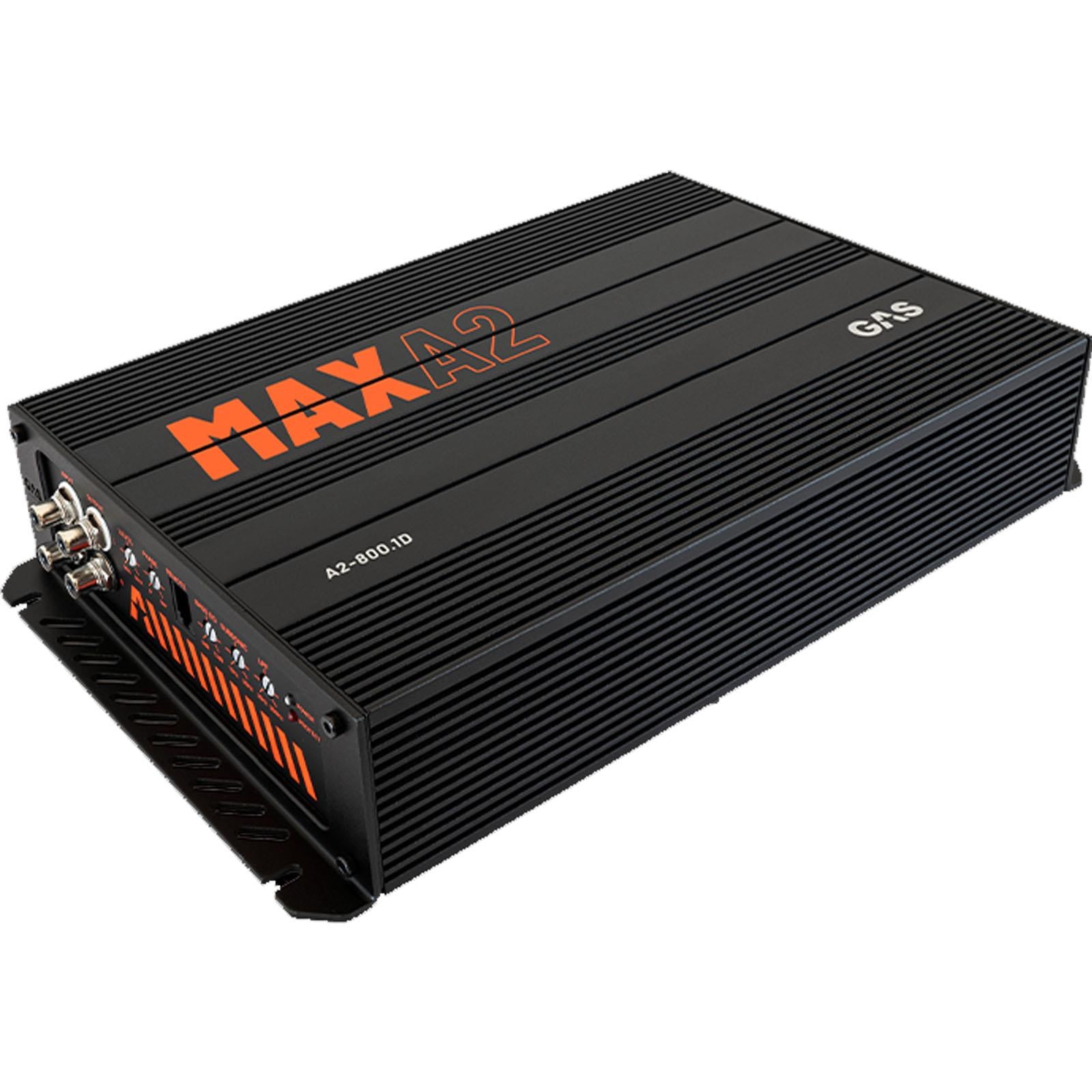 GAS MAX A2-800.1DL - Max Series 800 Watts Max Bass Mono Car Amp Amplifier