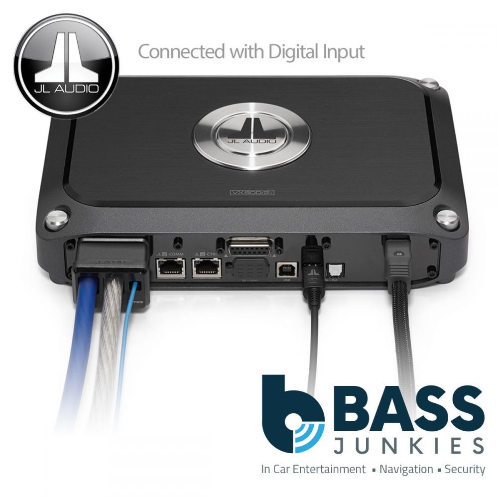 JL Audio VX600/2I 600 Watts 2-Channel Class D Car Amplifier with Integrated DSP