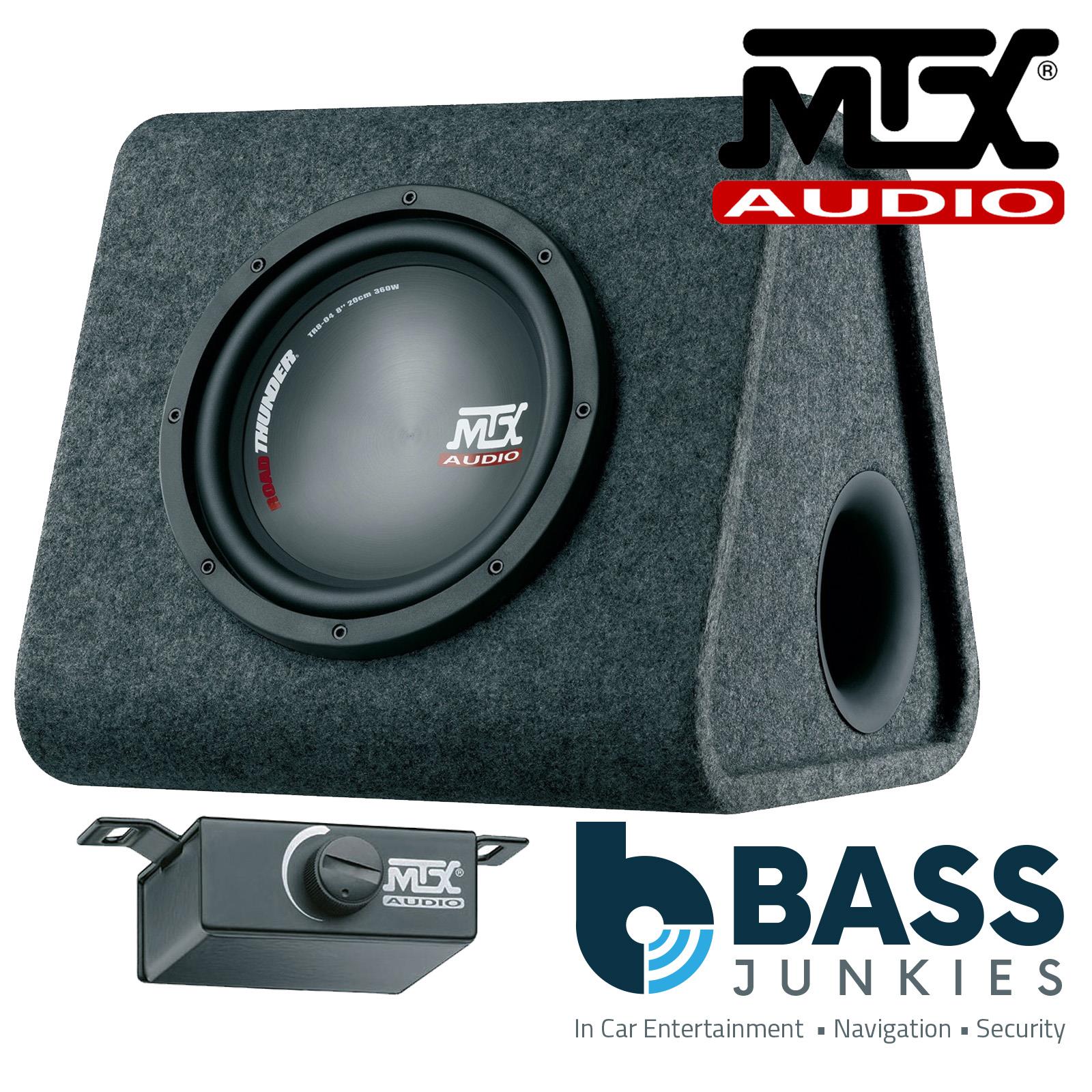 MTX RTP8 - 8" 360 Watts Road Thunder Car Amp Amplified Powered Vented Enclosure