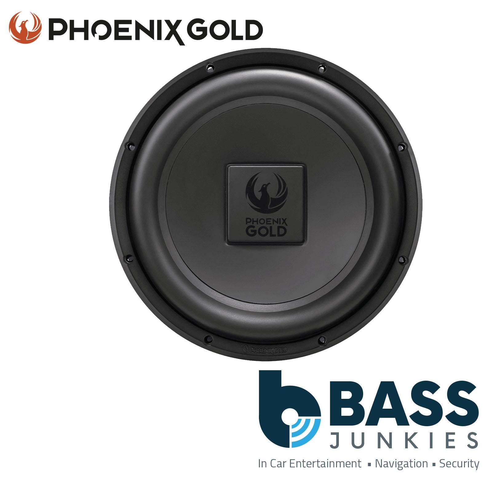Phoenix Gold RX210S Car Radio 400 Watts 10" Inch Single Voice Coil Subwoofer