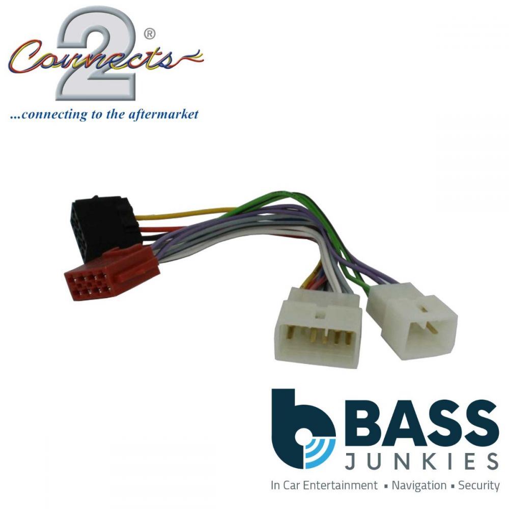 Connects2 CT20DH01 - DAIHATSU Varied Vehicle Car Stereo ISO Adaptor Wiring Lead