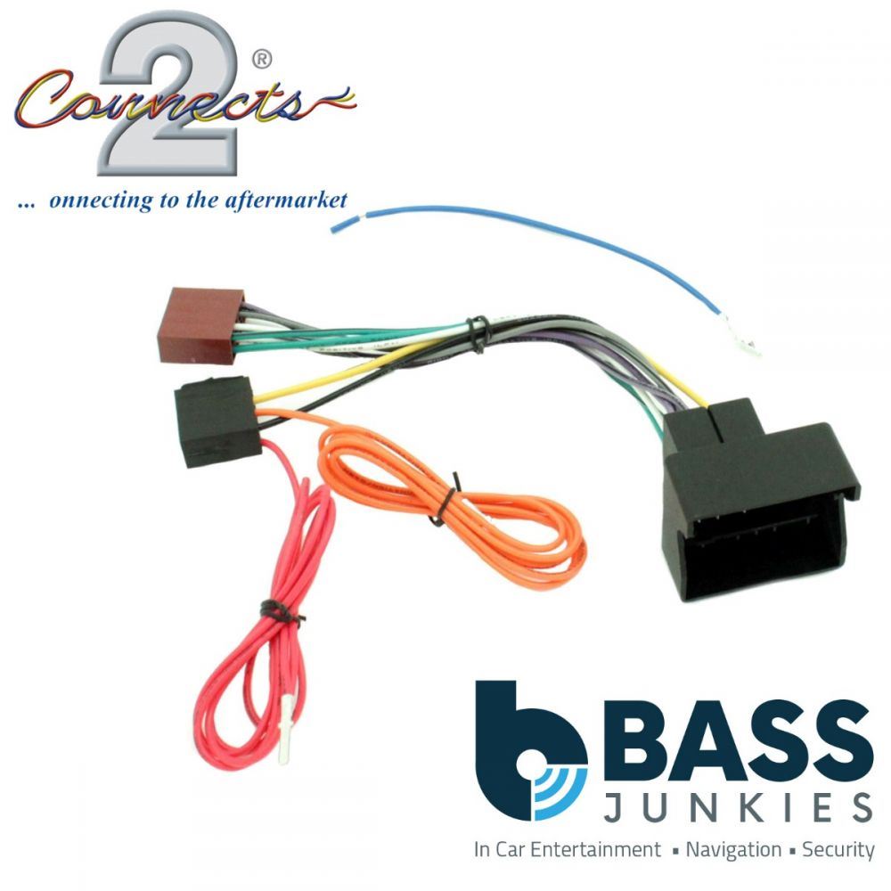 Connects2 CT20VW01 - Volkswagen Beetle Caddy Polo and Other Models Car Stereo Radio ISO Harness Adapter Lead