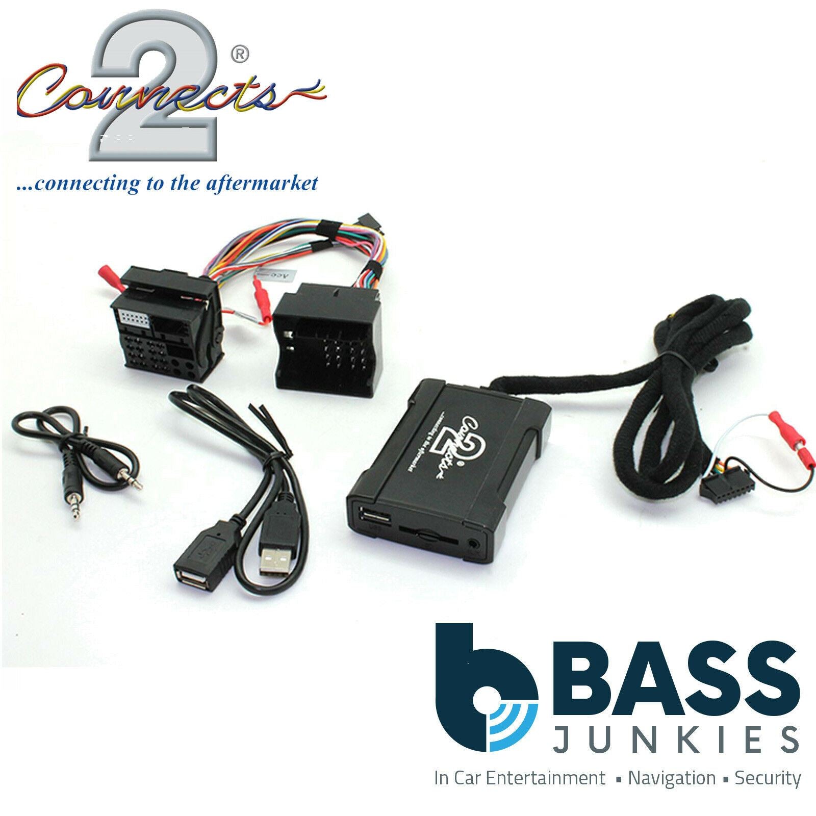 Connects2 CTABMUSB009 BMW 3 5 7 Series Mini USB SD AUX In Car Interface Adapter