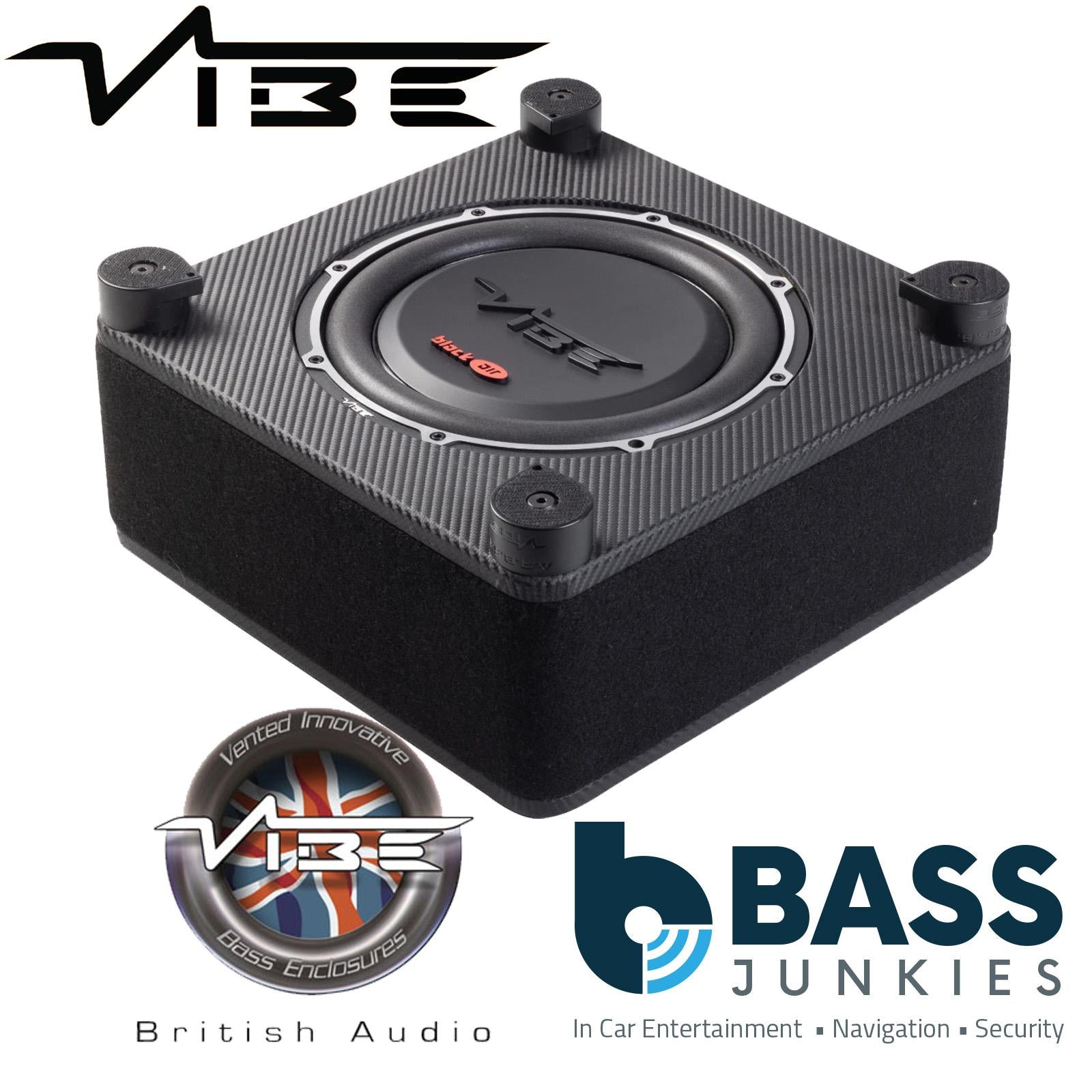 Vibe BASB10-V4 - 10" 900 Watts Car Sub Bass Box & Powerbox Amplifier Upgrade Kit
