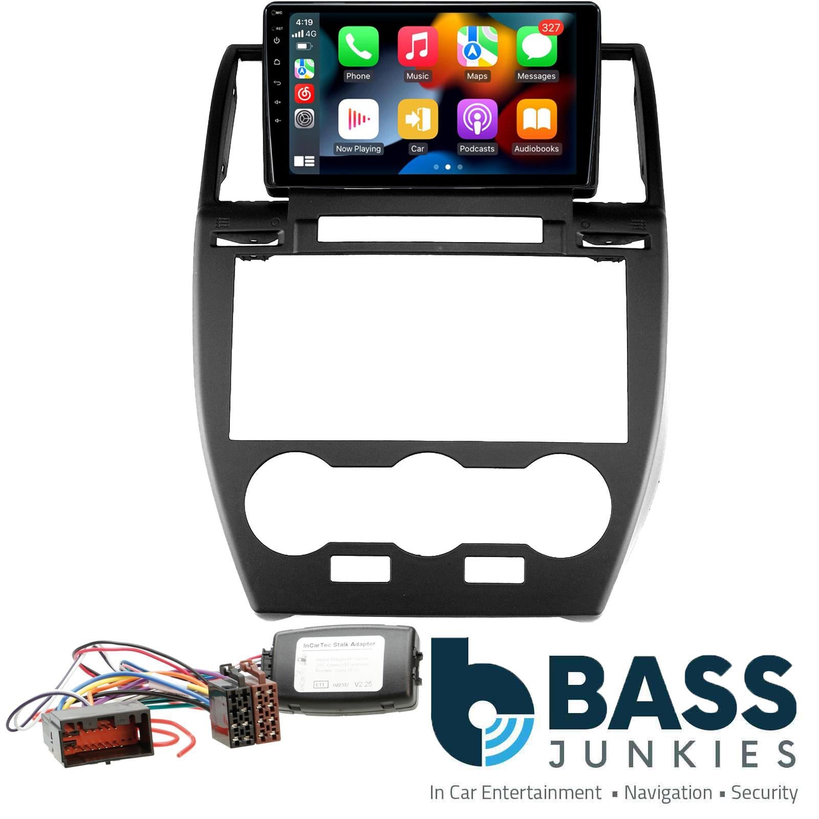 UPGRADED 9" CarPlay Android Car Stereo Kit For LandRover Freelander 2 2006-2012