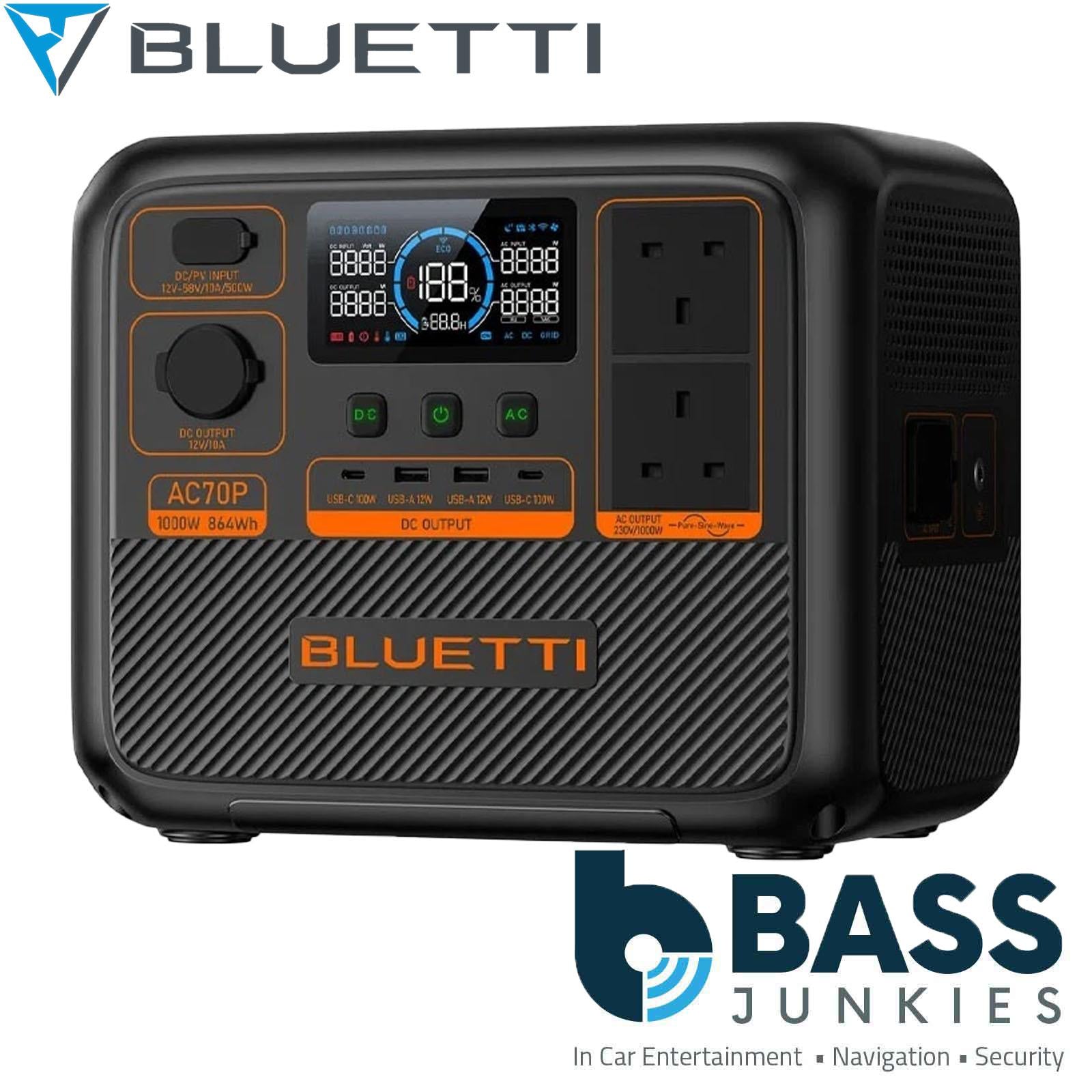 BLUETTI AC70P Premium - Portable Power Station – 716Wh, 700W