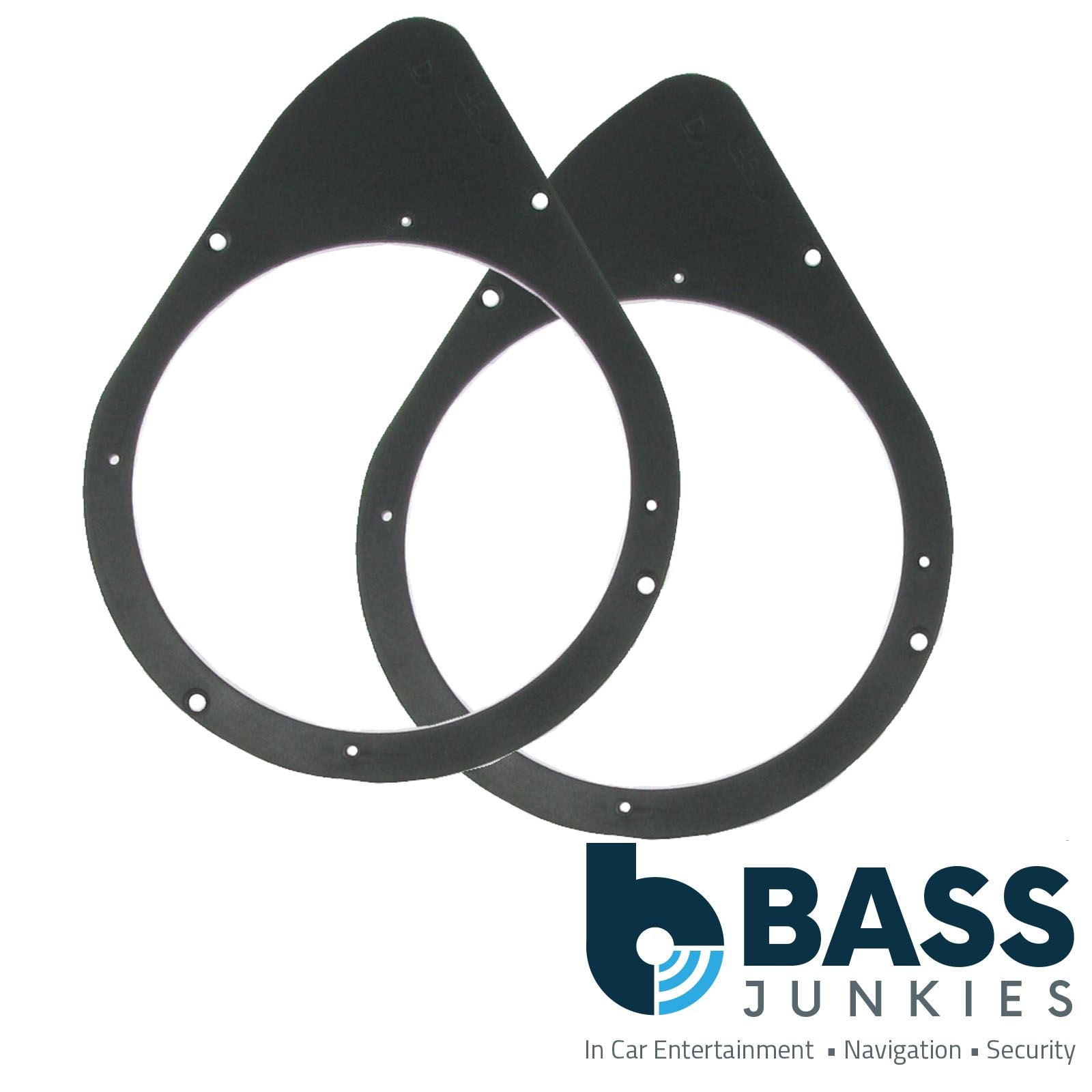 Vibe PULSE6-V3 360W Coaxial Speakers Supplied with Brackets to fit 6.5" Speakers to Fiat Stilo (Rear Side Shelf 165mm) [2001-2008]  | Lancia Delta (Rear Side Shelf 165mm) [2008-2014]