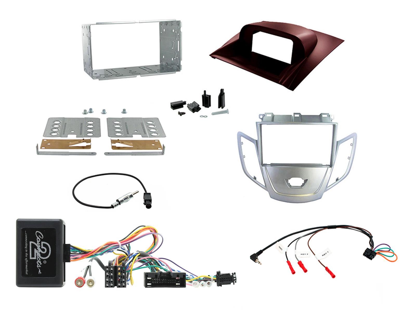 Connects2 CTKFD12 Ford Fiesta 2010-2012 Car Stereo D/Din Fascia & Steering Wheel Interface