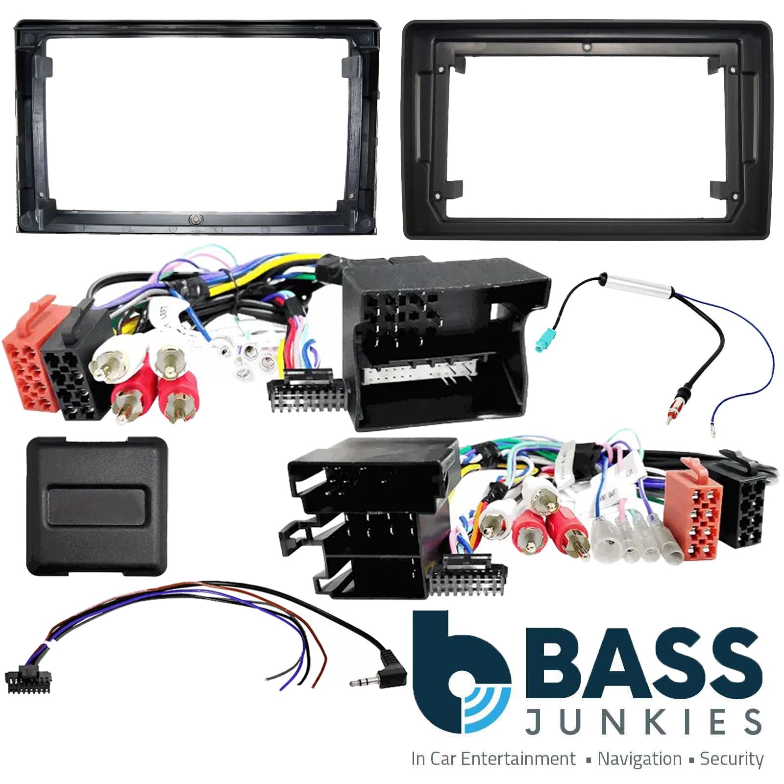 Kenwood 9" CarPlay Android Car Stereo Fascia Stalk Kit For Audi A4 2002 - 2008