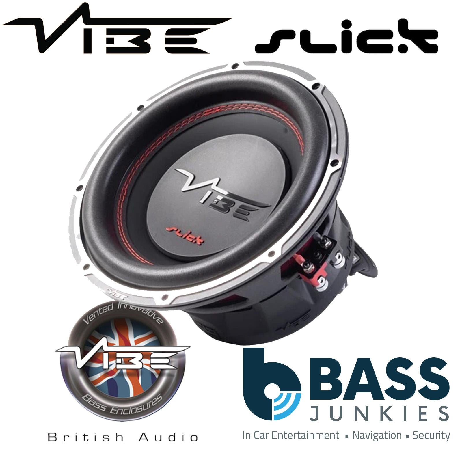 VIBE SLICK12D2-V3 - 1500 Watts 30cm 12" Inch Dual 2 Ohms Car Sub Subwoofer