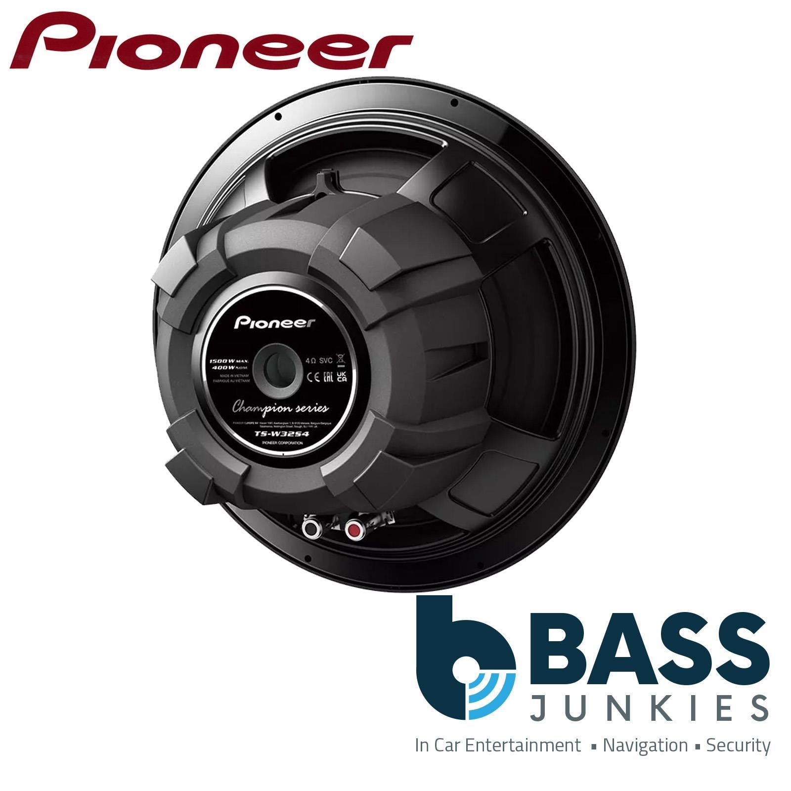 Pioneer TS-W32S4 - 12" 1500 Watts Champion Series SVC 4 Ohm Car Sub Subwoofer