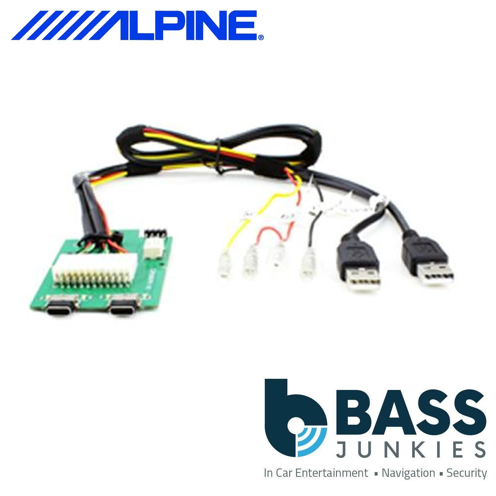 VW Transporter T6.1 2019 USB-C Retention Interface Works With Alpine KIT-F9VW-T61 Kit