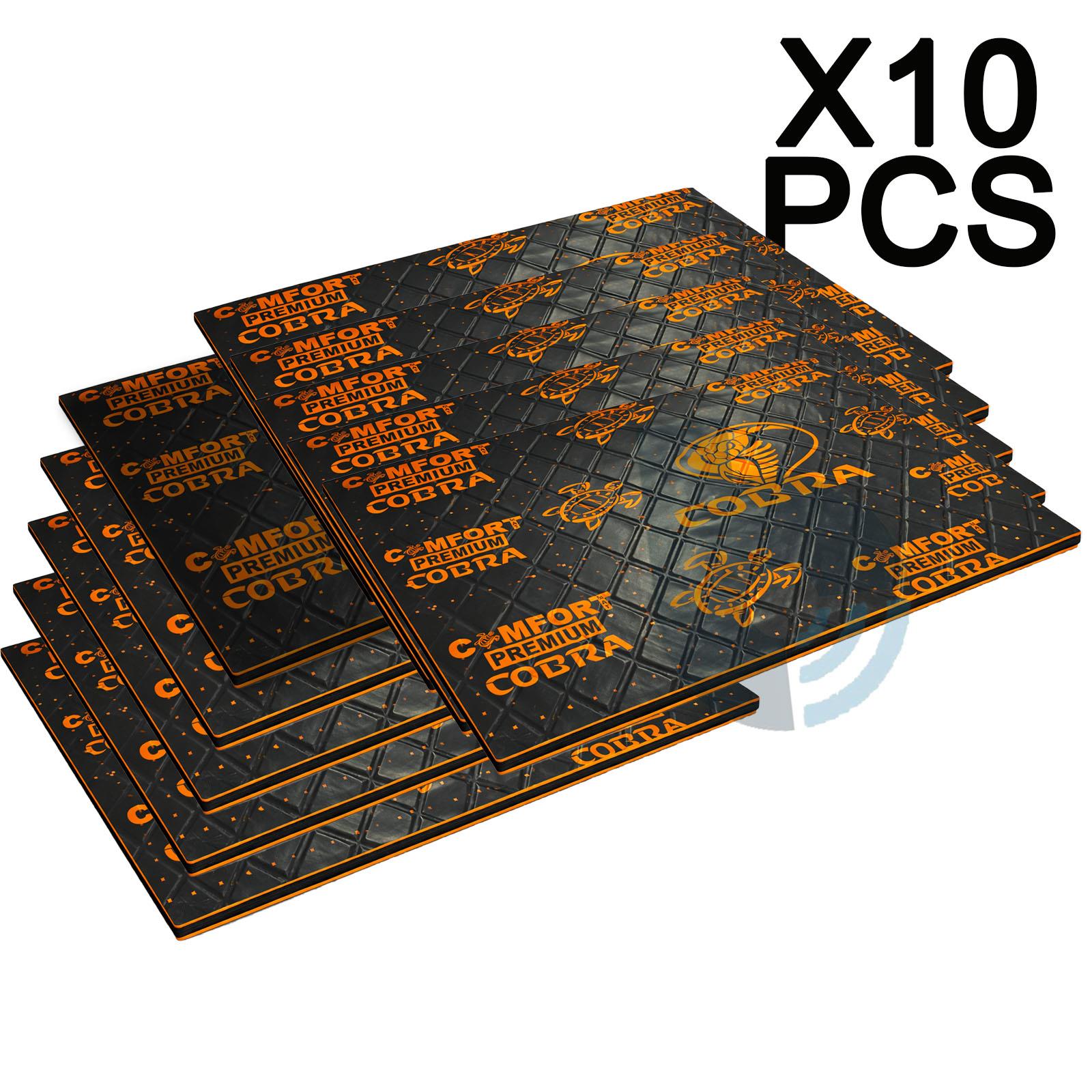 Comfort COBRA - 10 Sheets 2.3mm 500x700mm Sound Deadening Mat Kit
