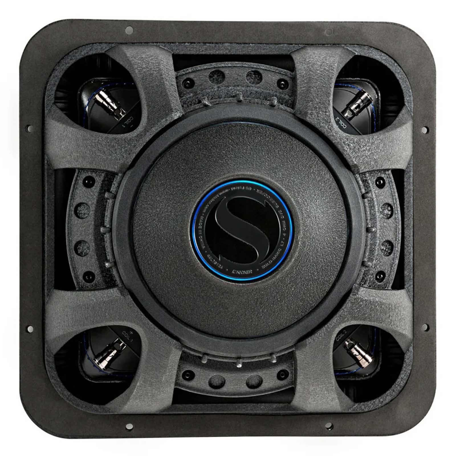Kicker 44L7S152 - 2000 Watts 15" Solo-Baric L7S Square 2 Ohm Car Sub Subwoofer