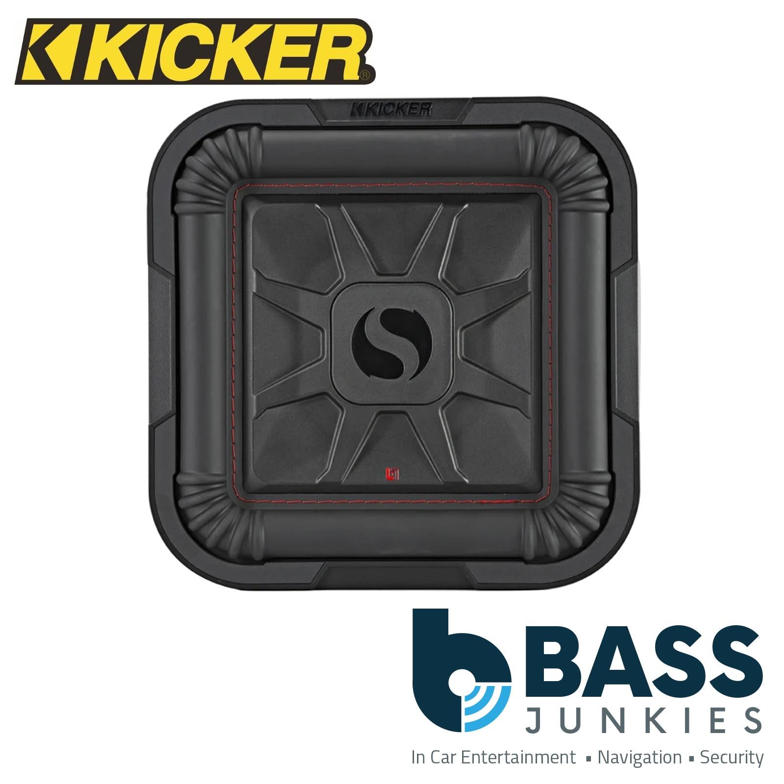 Kicker 46L7T102 - L7T 10" Slim Square Subwoofer DVC 2 Ohm 1000W