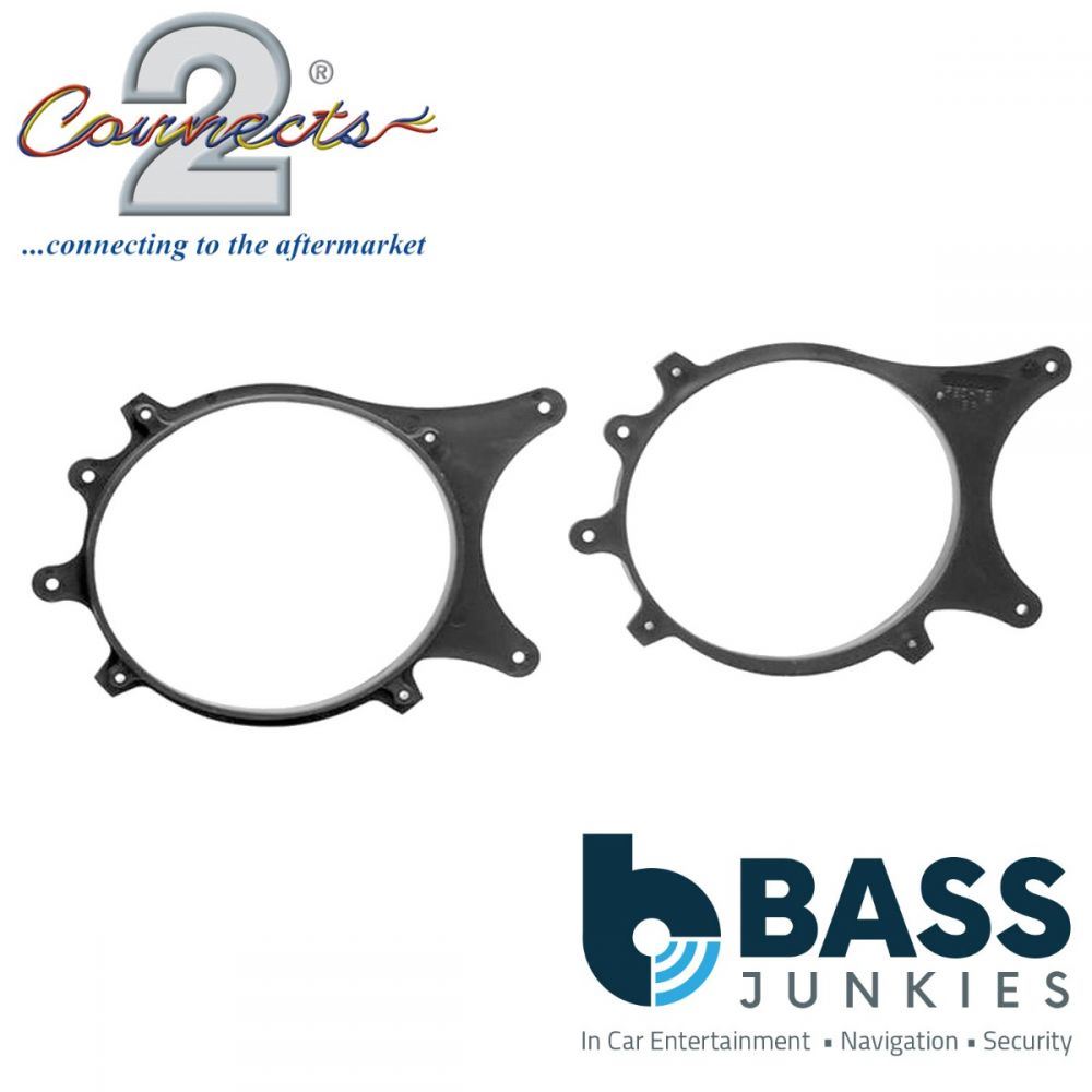 Connects2 CT25BM03 - BMW 3-Series E36 130mm 13cm 5.25" Rear Side Shelf Car Speaker Adapter Brackets
