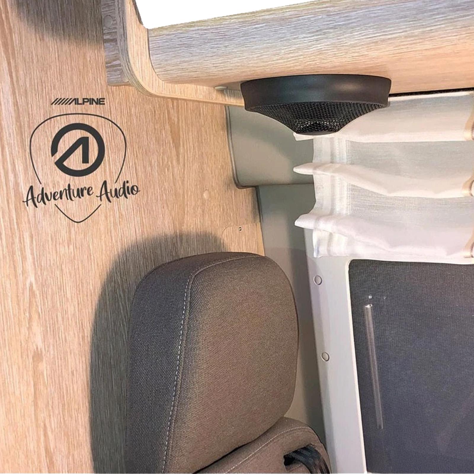Alpine SPC-R100S - Adventure Sound 360 Watts Universal 12cm Car Speakers Ideal for Motorhomes Campers Trucks (Pair)