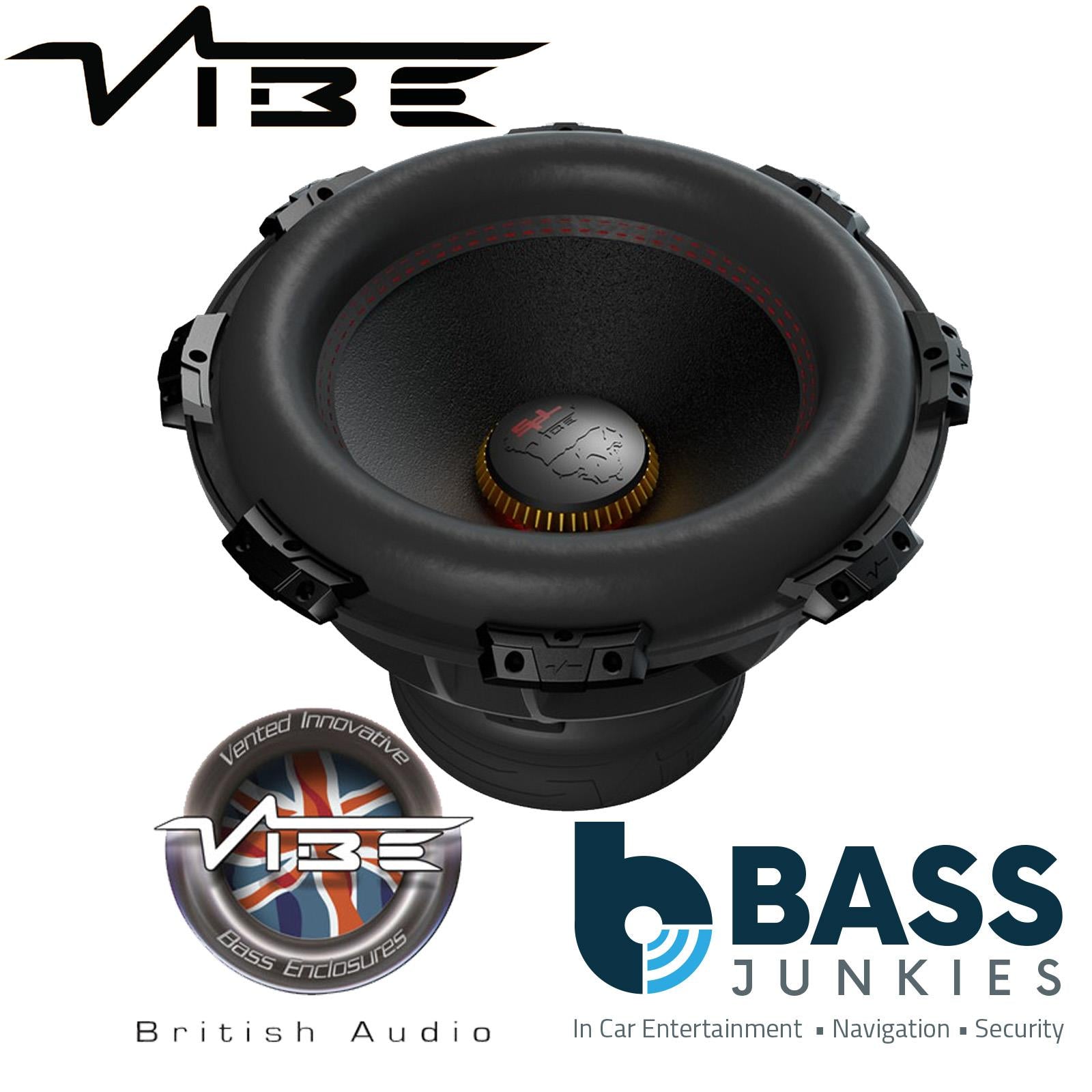 VIBE BD15D2SPL-V4 - BlackDeath 15" Inch 9000 Watts 2 Ohm SPL Car Subwoofer