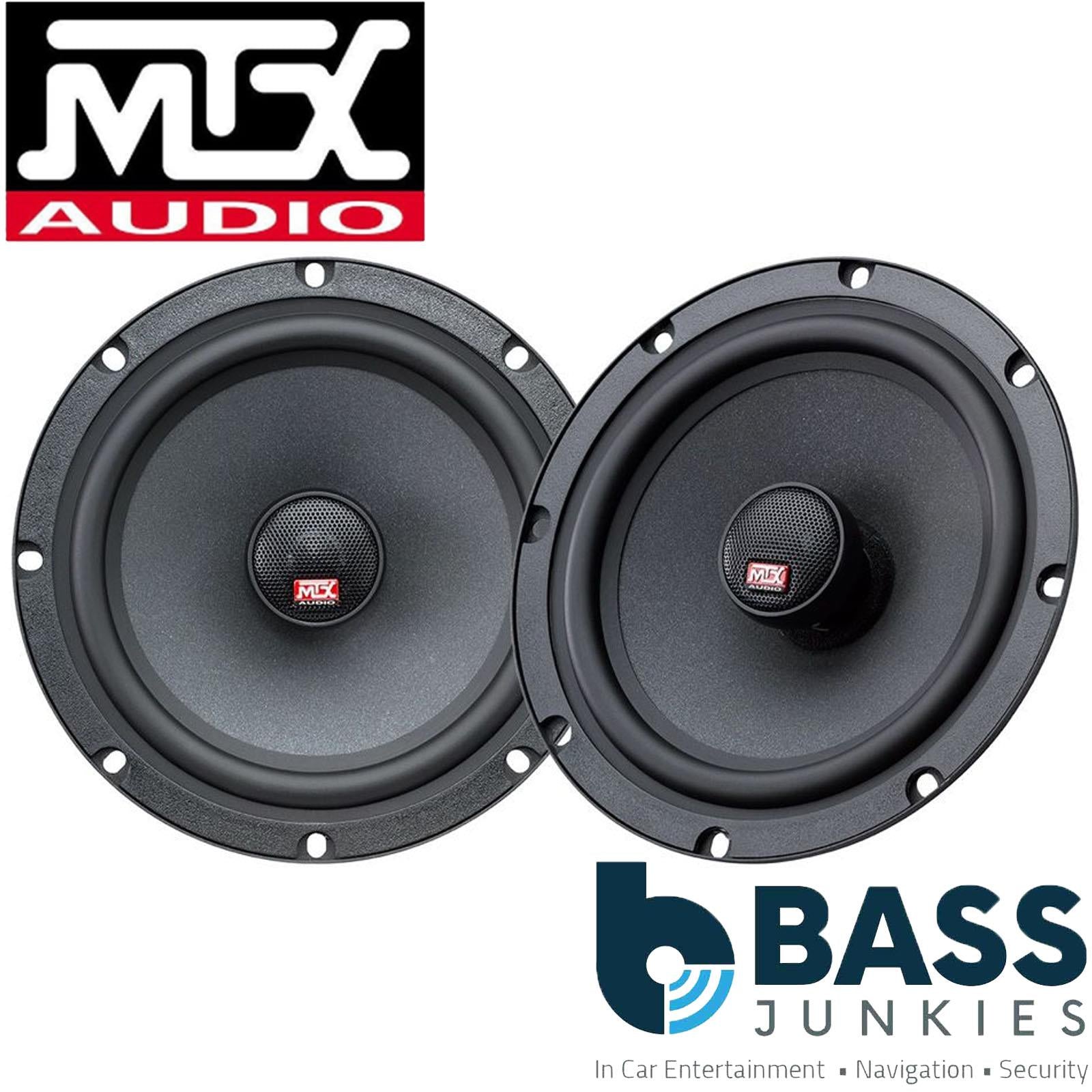 MTX TX465C - 6.5" 555W 2-Way Coaxial Car Door Speakers Pair
