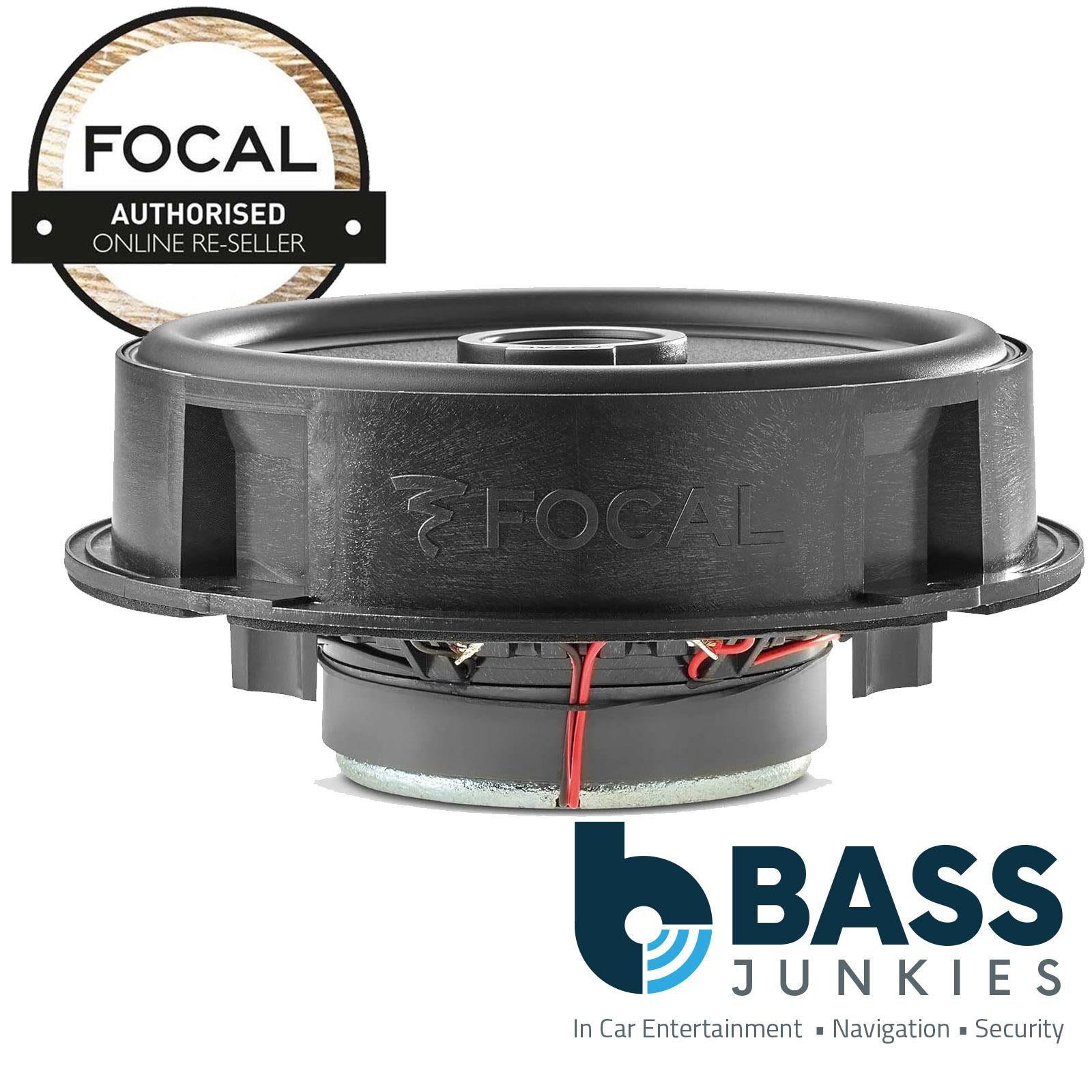 Focal ICVW165 6.5" 240 Watts Coaxial Rear Car Speakers For Volkswagen Touran 2003-2010