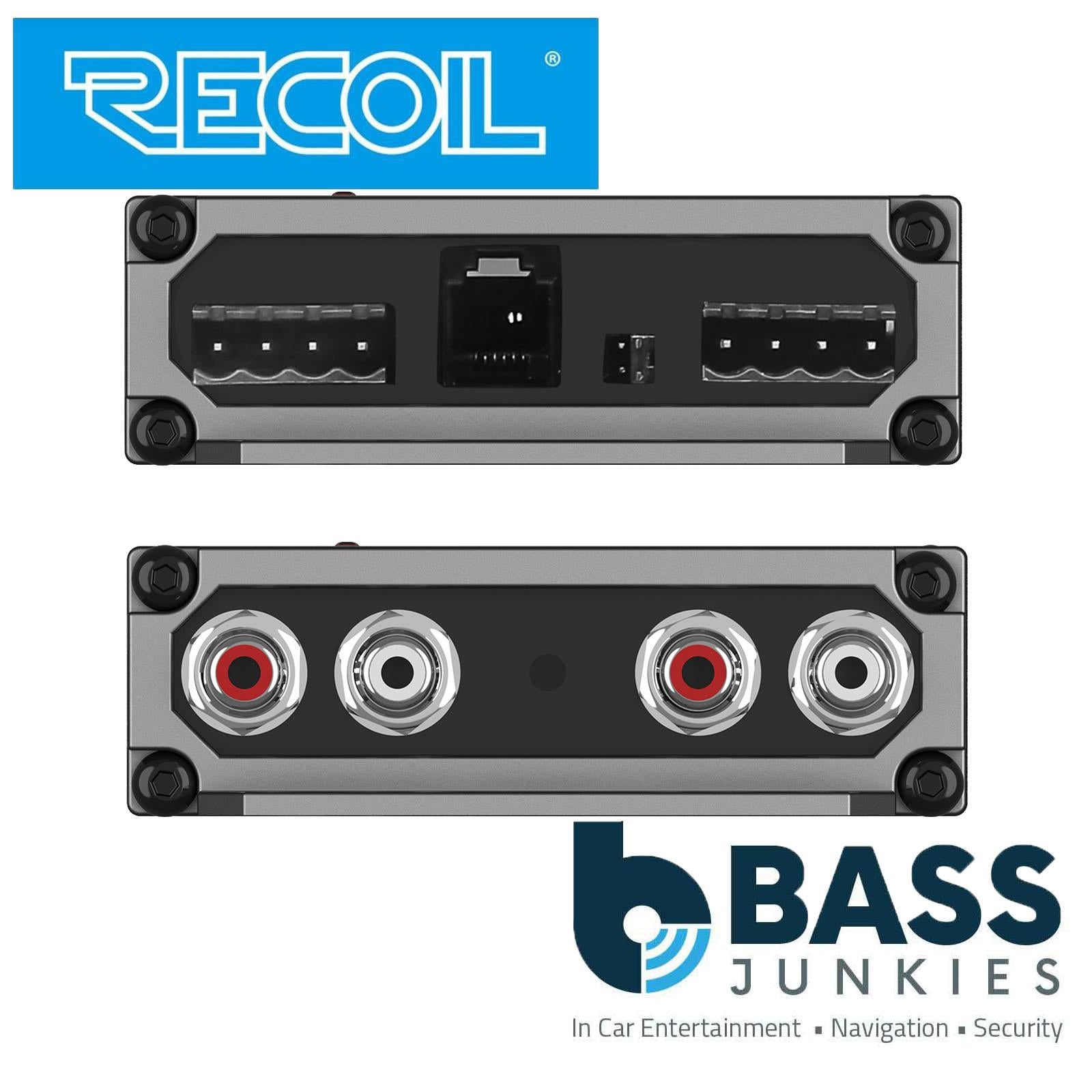 Recoil PLOC2 - 2-Channel Line Output Converter & Bass Boost Voltmeter Remote