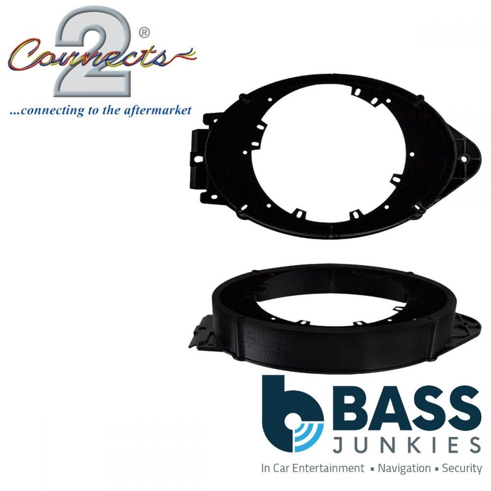 Connects2 CT25GM03 GMC Sierra 120mm-172mm 6-6.75" Car Speaker Adapter Brackets
