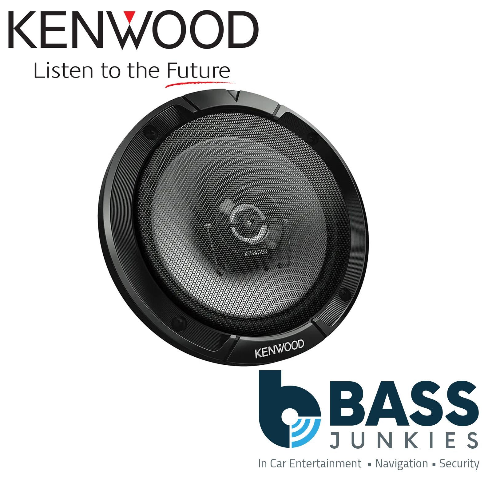 Kenwood KFC-S1767 - 17cm 6.5" inch 600 Watts 2 Way Car Van Door Coaxial Speakers Pair