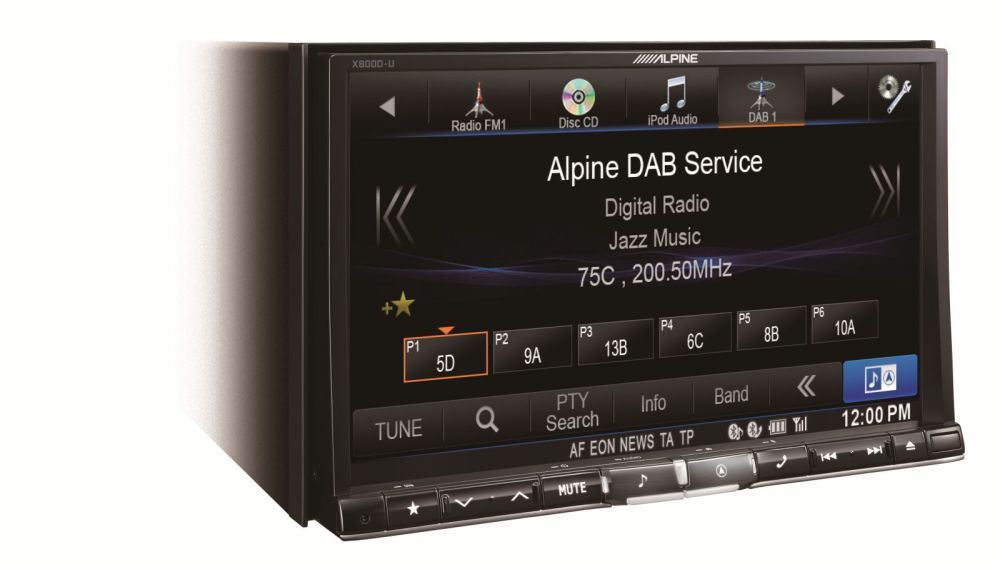 Alpine X800D-U - In Car Navigation System with 8" Display and DAB Radio