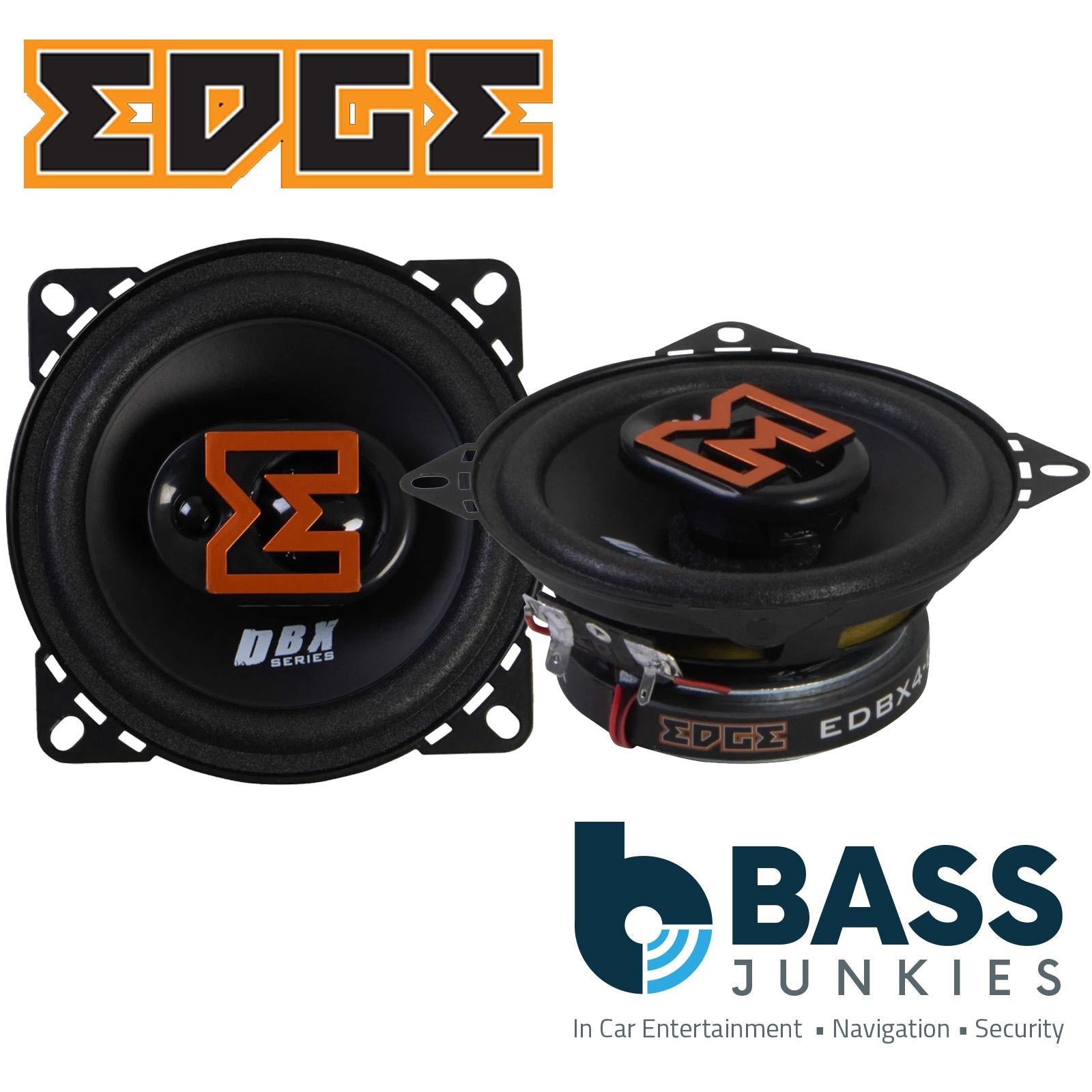 Edge EDBX4-E1 - 4" 240 Watts 3-Way Coaxial Car Front Rear Door Speakers