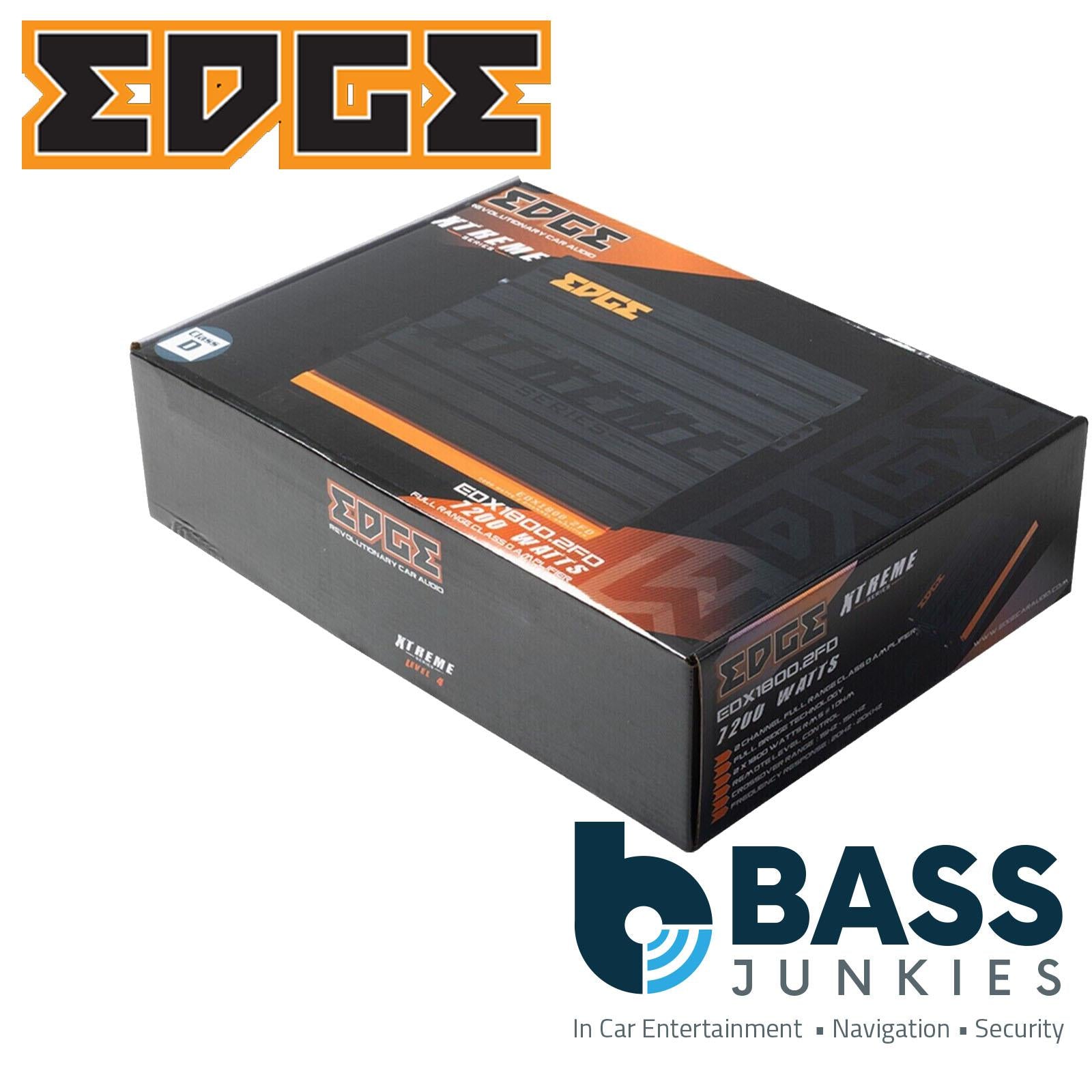 EDGE EDX1800.2FD-E0 Xtreme Series 2 Channel 7200 Watts Car Amplifier