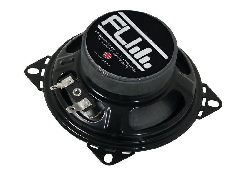 Fli Underground FU4-F1 - 4" Inch 10cm 180 Watts 2 Way Coaxial Car Van Speaker
