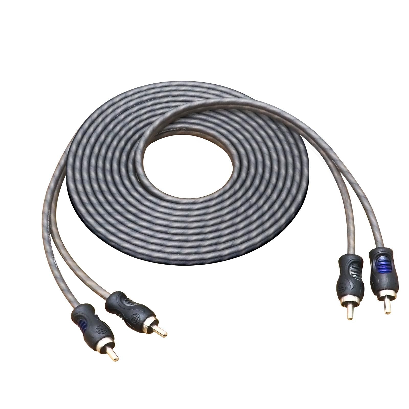 Recoil RCI212 - 3 Meter 2-Channel Oxygen-Free Copper Noise Reduction RCA Phono