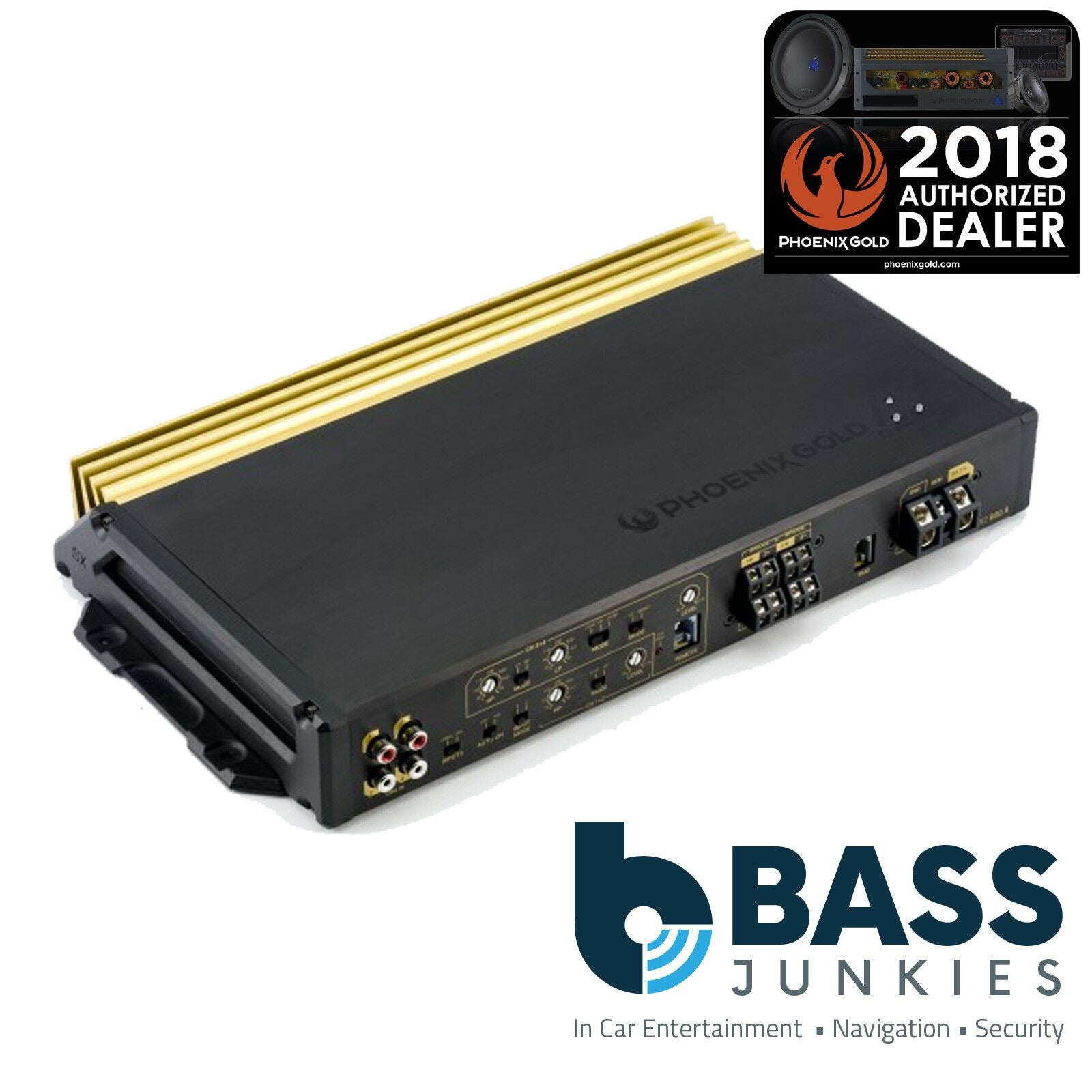 Phoenix Gold SX2 800.4 - SX2 Series 800 Watts 4 Channel Car Audio Amplifier