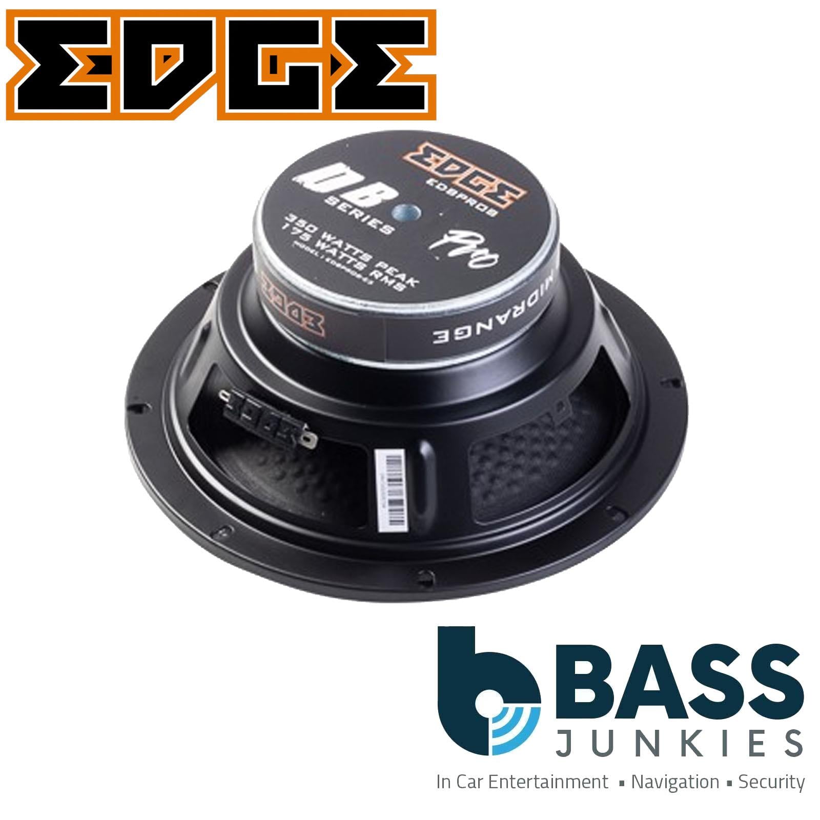 EDGE DB Series EDBPRO8-E3 - 8 Inch 350 Watts Pro Audio Midrange Car Speaker Pair