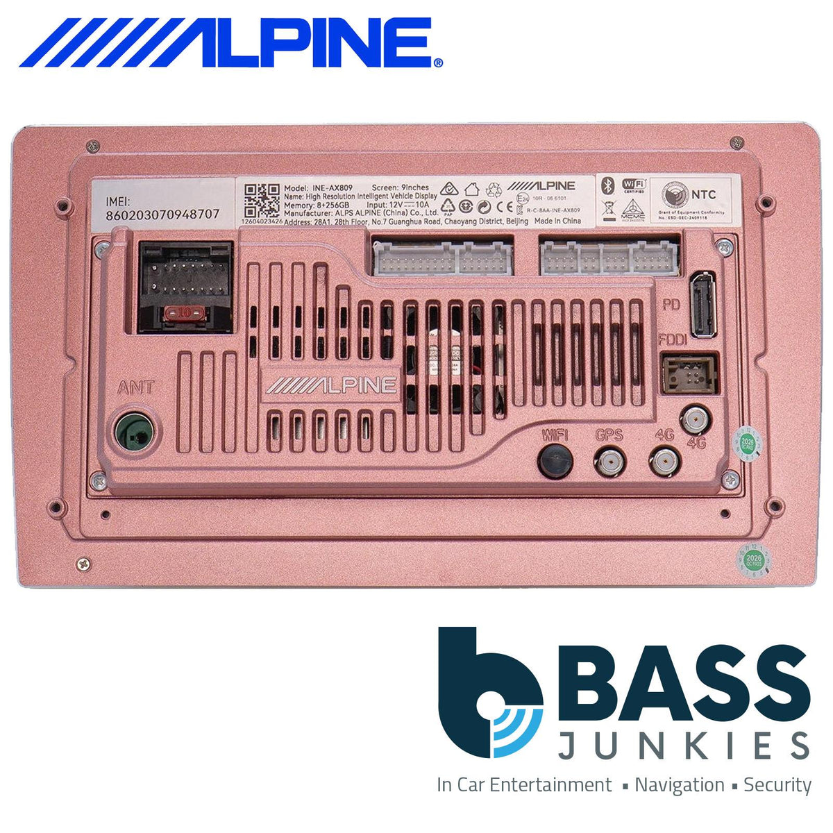 Alpine INE-AX809 - 9" Bluetooth Apple CarPlay Android Mirror link DSP Car Stereo