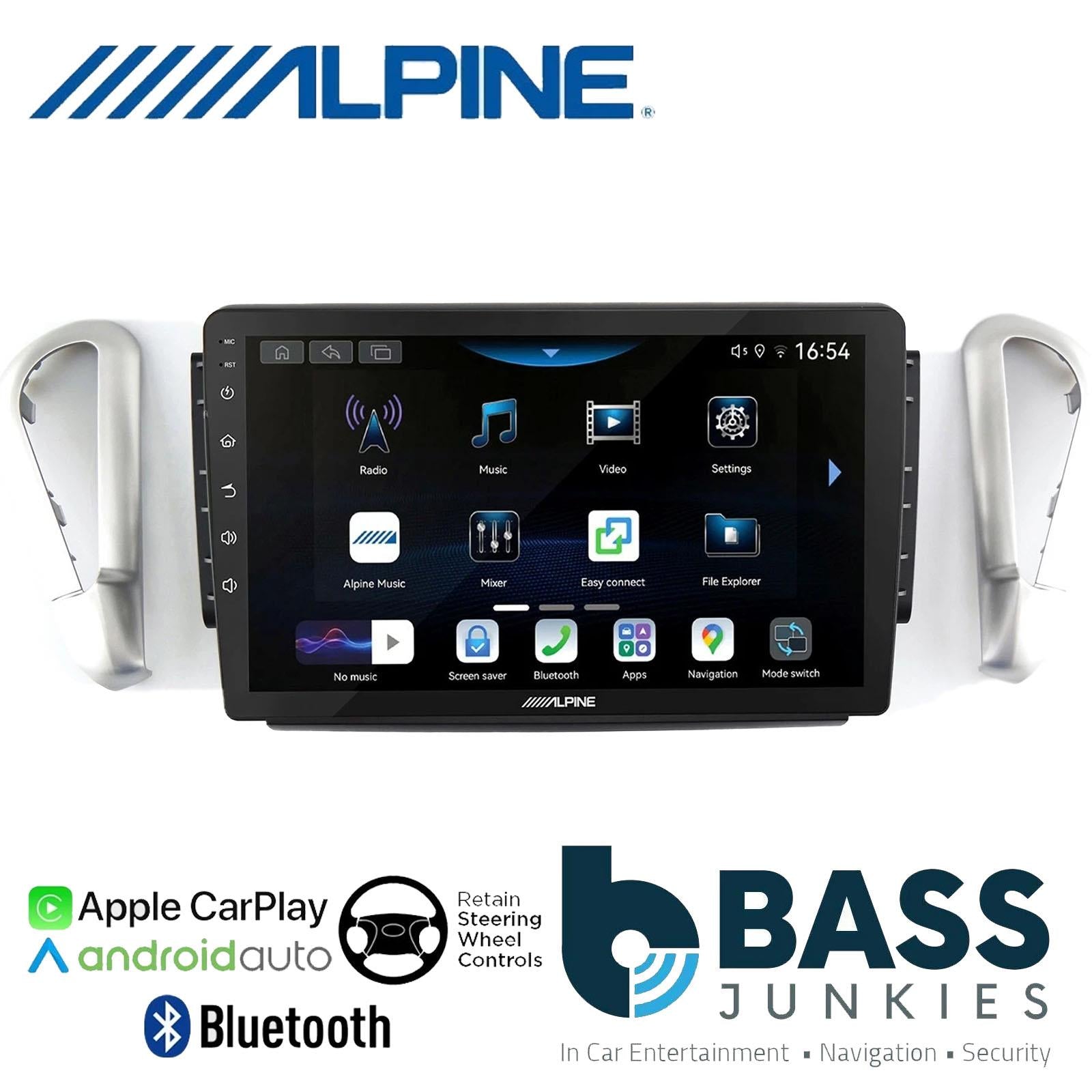 Alpine 9" CarPlay Android Car Stereo Fitting Kit For Peugeot 2008 2014 Onwards
